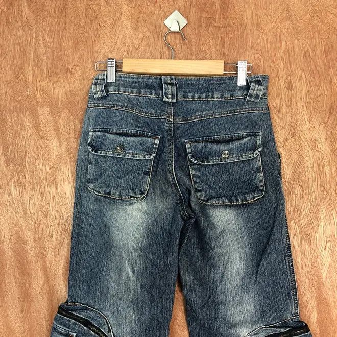 Japanese Brand HapHazard Blue 3D Multipocket Denim Jeans Pants #2043DL Size US 26 / EU 42 - 11 Thumbnail