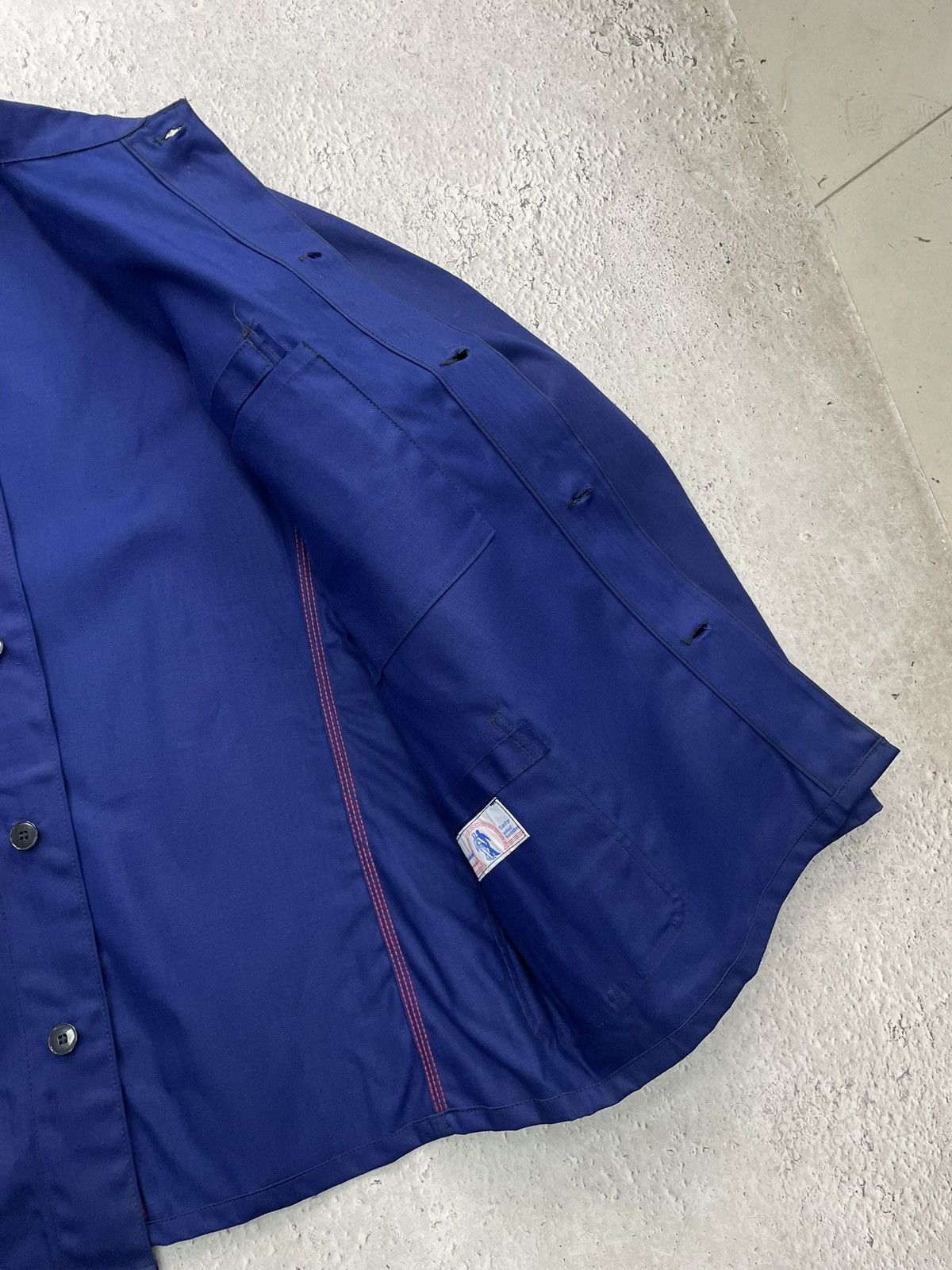 Le Laboureur Vintage 70s/80s French Cotton Twill Chore Jacket Indigo Size US XL / EU 56 / 4 - 9 Thumbnail