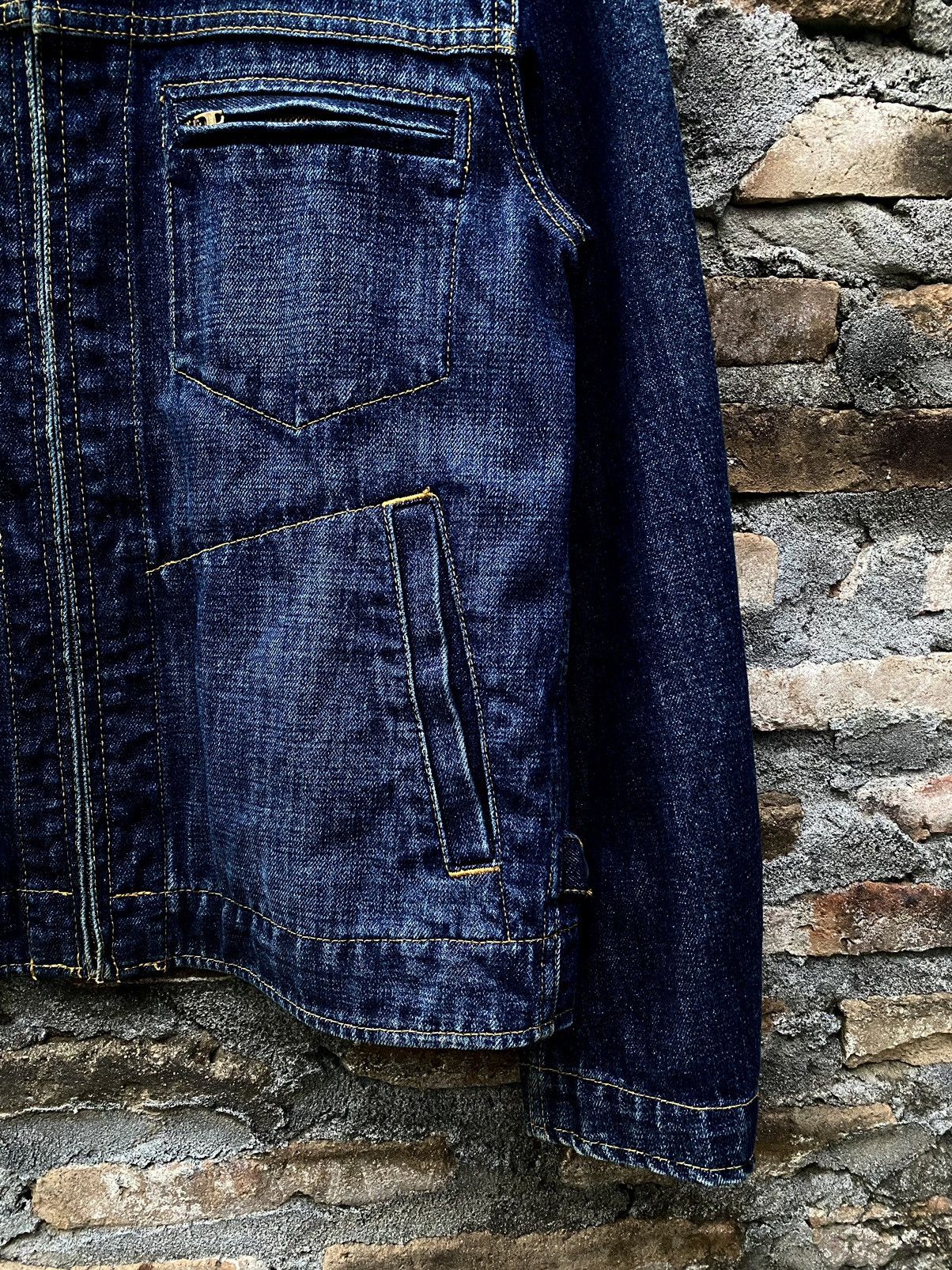 Japanese Brand × Uniqlo × Vintage 🇯🇵Uniqlo Vintage Denim Zipper Jacket🇯🇵 Size US L / EU 52-54 / 3 - 5 Thumbnail