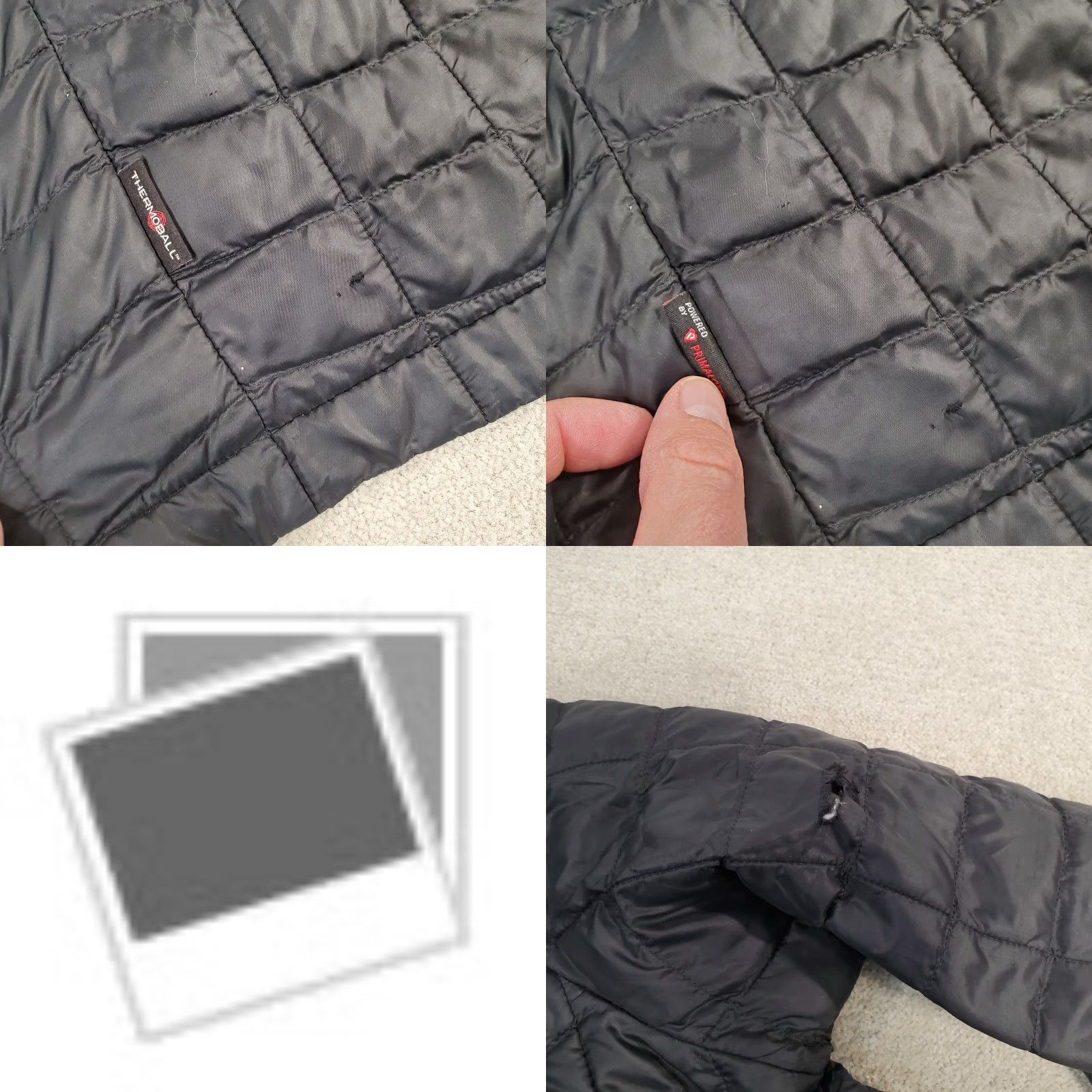 The North Face The North Face Jacket Womens L Black Thermoball Puffer Quilted Windbreaker Full Zip Pockets Outdoor 90s? Size L / US 10 / IT 46 - 9 Thumbnail