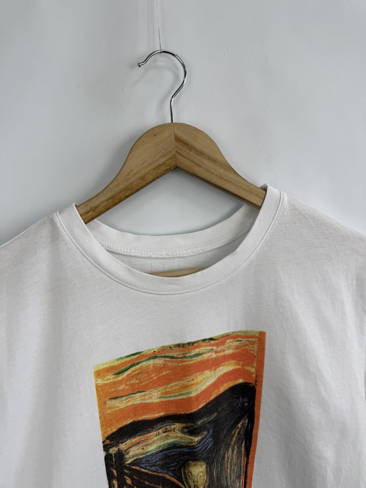 Designer Vintage Y2K Edvard Munch The Scream Art T-Shirt Rare Retro Size US M / EU 48-50 / 2 - 5 Thumbnail