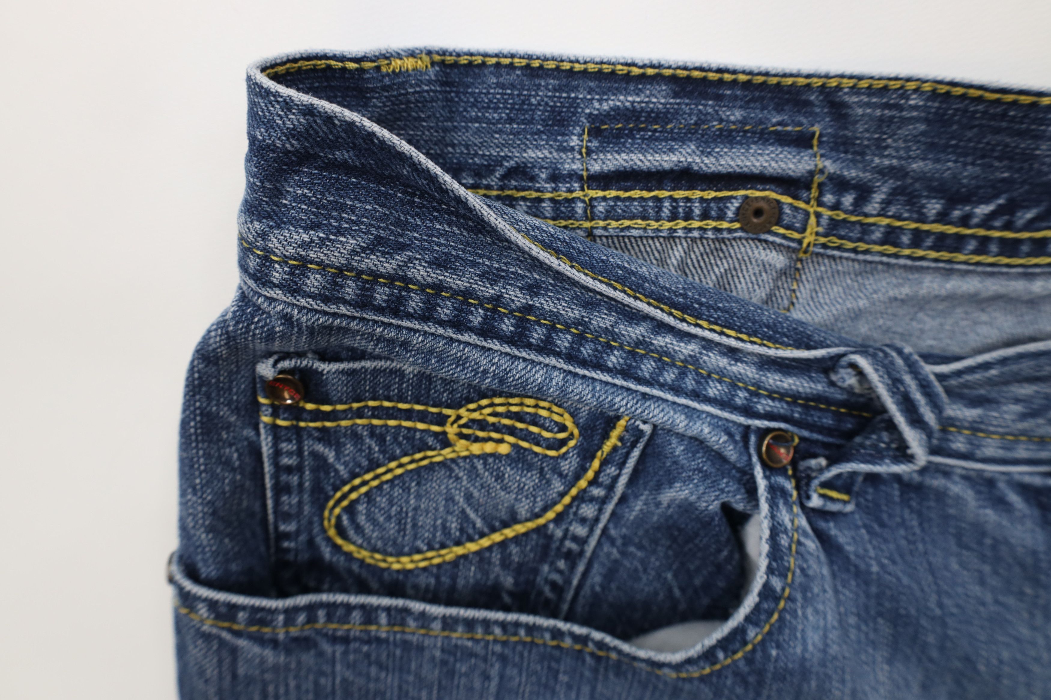 Enyce Vintage 90s Y2K Enyce Fit Wide Leg Denim Jeans Blue Cotton Size US 34 / EU 50 - 8 Thumbnail
