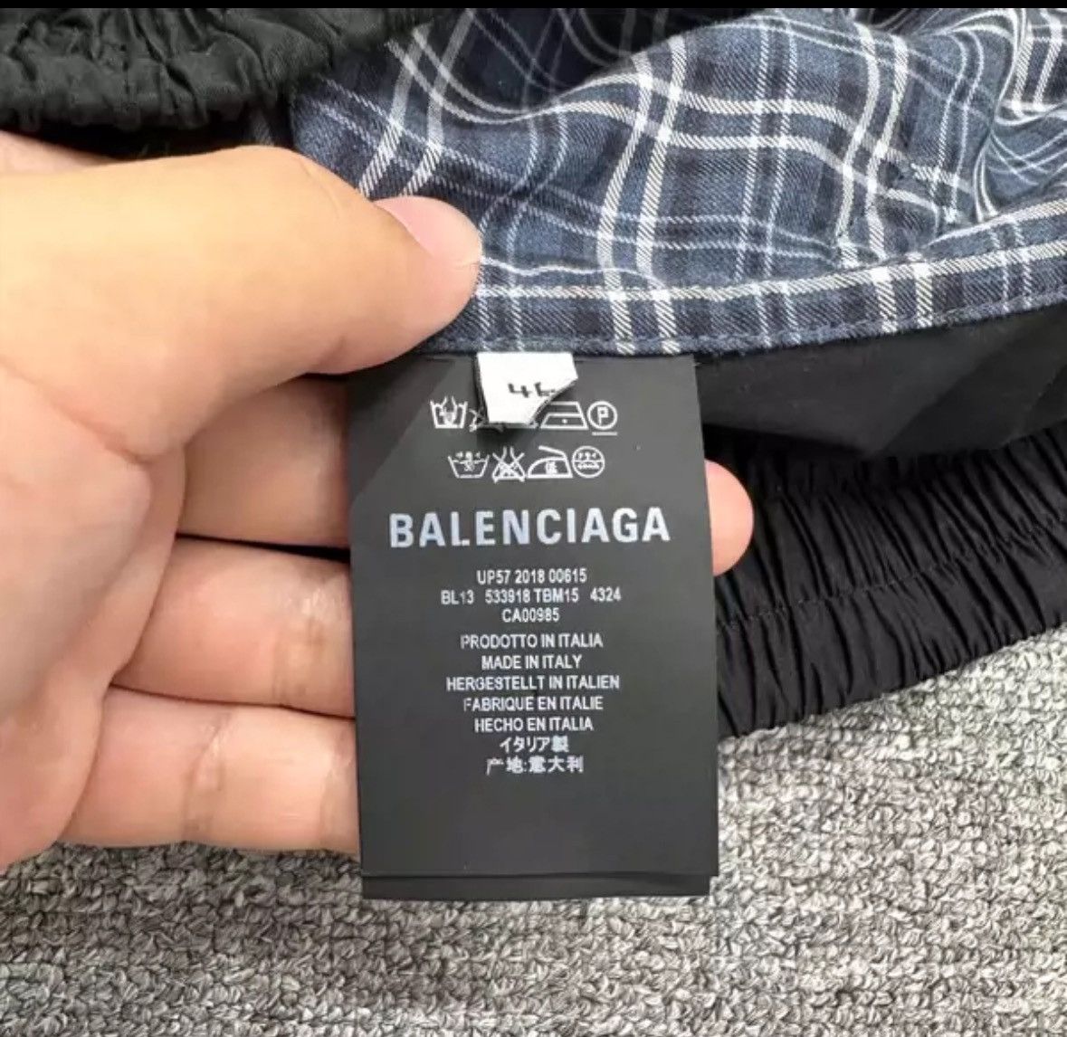 Balenciaga Balenciaga patchwork plaid logo submachine jacket Size US M / EU 48-50 / 2 - 4 Thumbnail