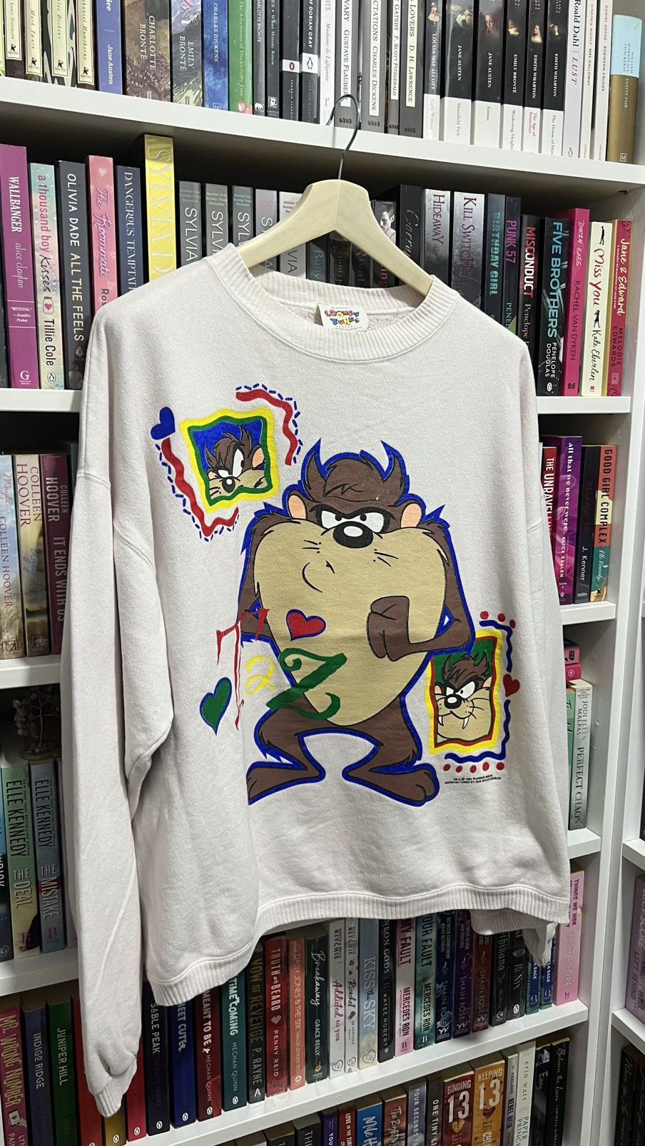 Warner Bros Oversized 1994 Tasmanian Devils Warner Bros Sweatshirt Size US XXL / EU 58 / 5 - 3 Thumbnail