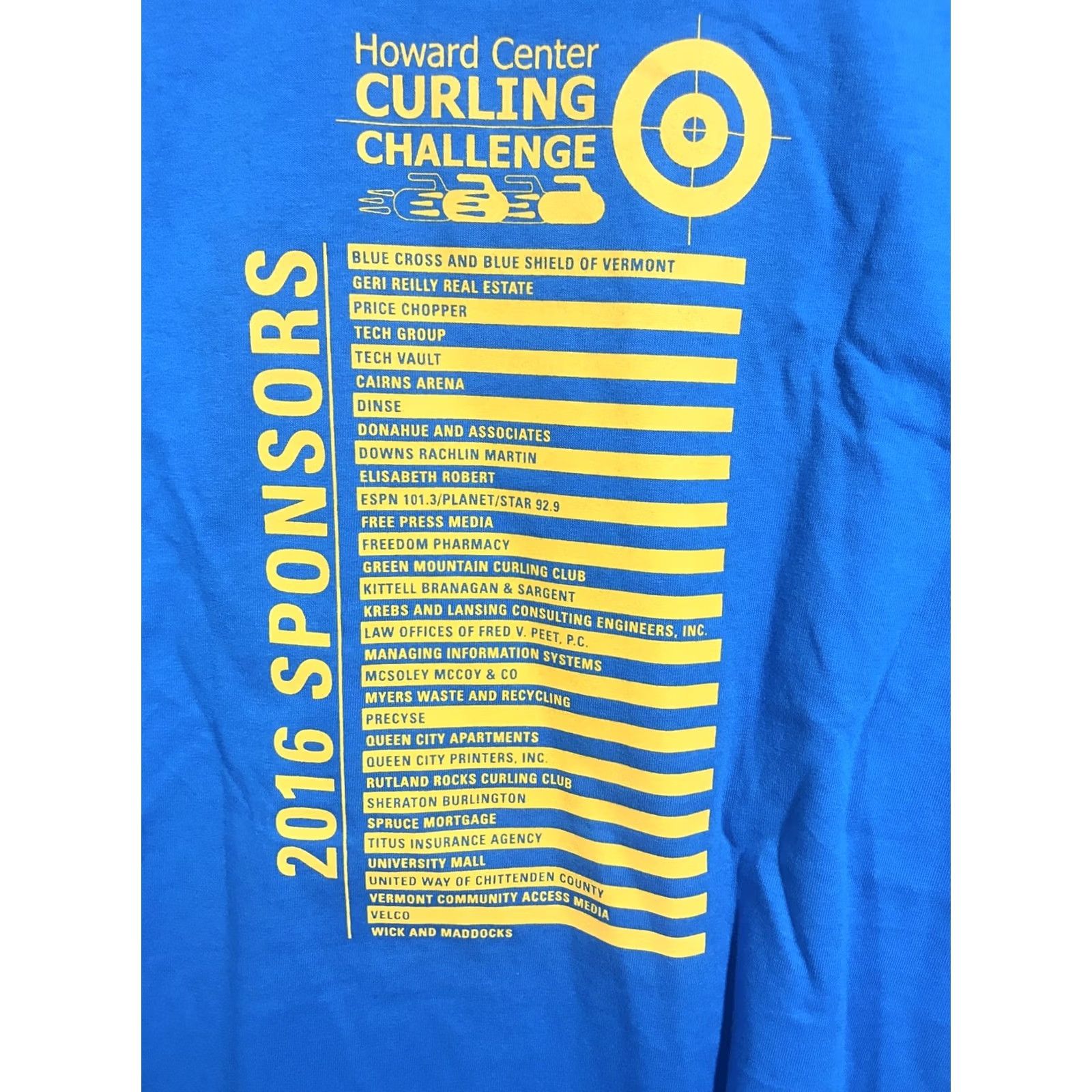 Gildan Gildan T-Shirt Size L Howard Center Curling Challenge Rockstar Men's -D51 Size US L / EU 52-54 / 3 - 4 Thumbnail