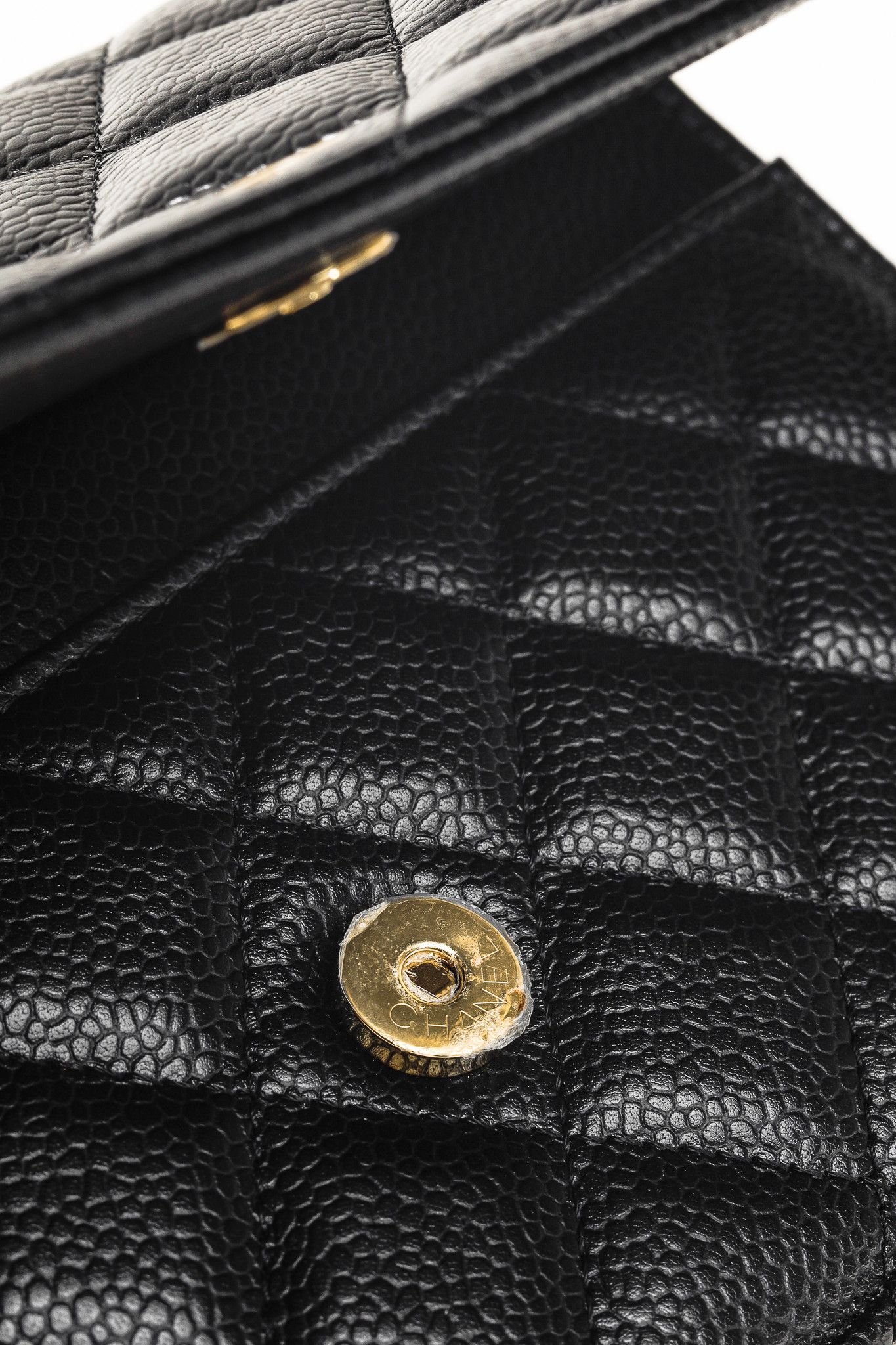 Chanel Chanel Caviar Leather Gold Strap Classic Wallet-On-Chain Size ONE SIZE - 10 Thumbnail