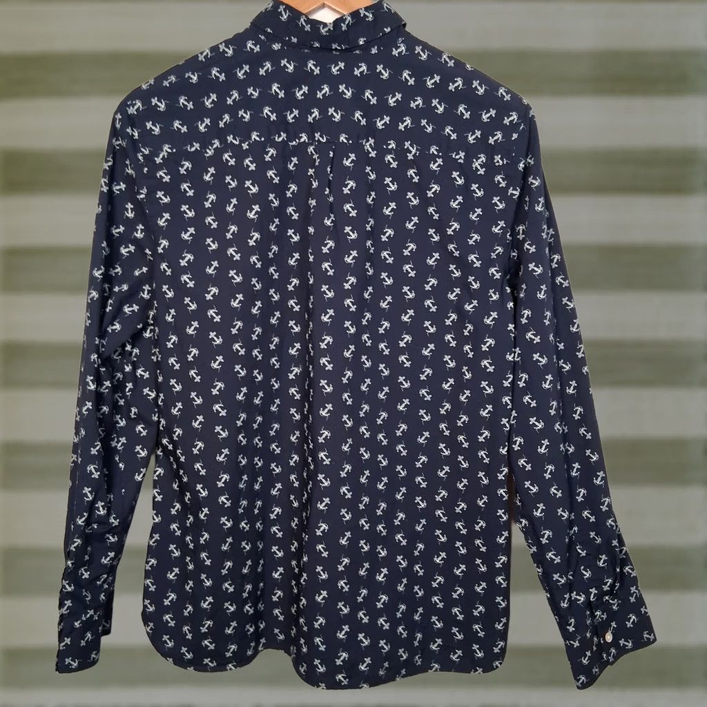 Talbots Talbots Blouse Women 14 Blue Nautical Anchor Sail Boat Long Sleeve Shirt Casual Office Wear 14 Blue Size XL / US 12-14 / IT 48-50 - 1 Thumbnail