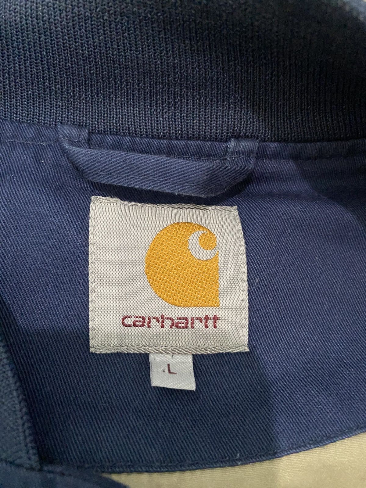 Carhartt × Carhartt Wip × Vintage Carhartt WiP Fan Jacket Bomber Varsity y2k L college hip hop Size US L / EU 52-54 / 3 - 8 Thumbnail