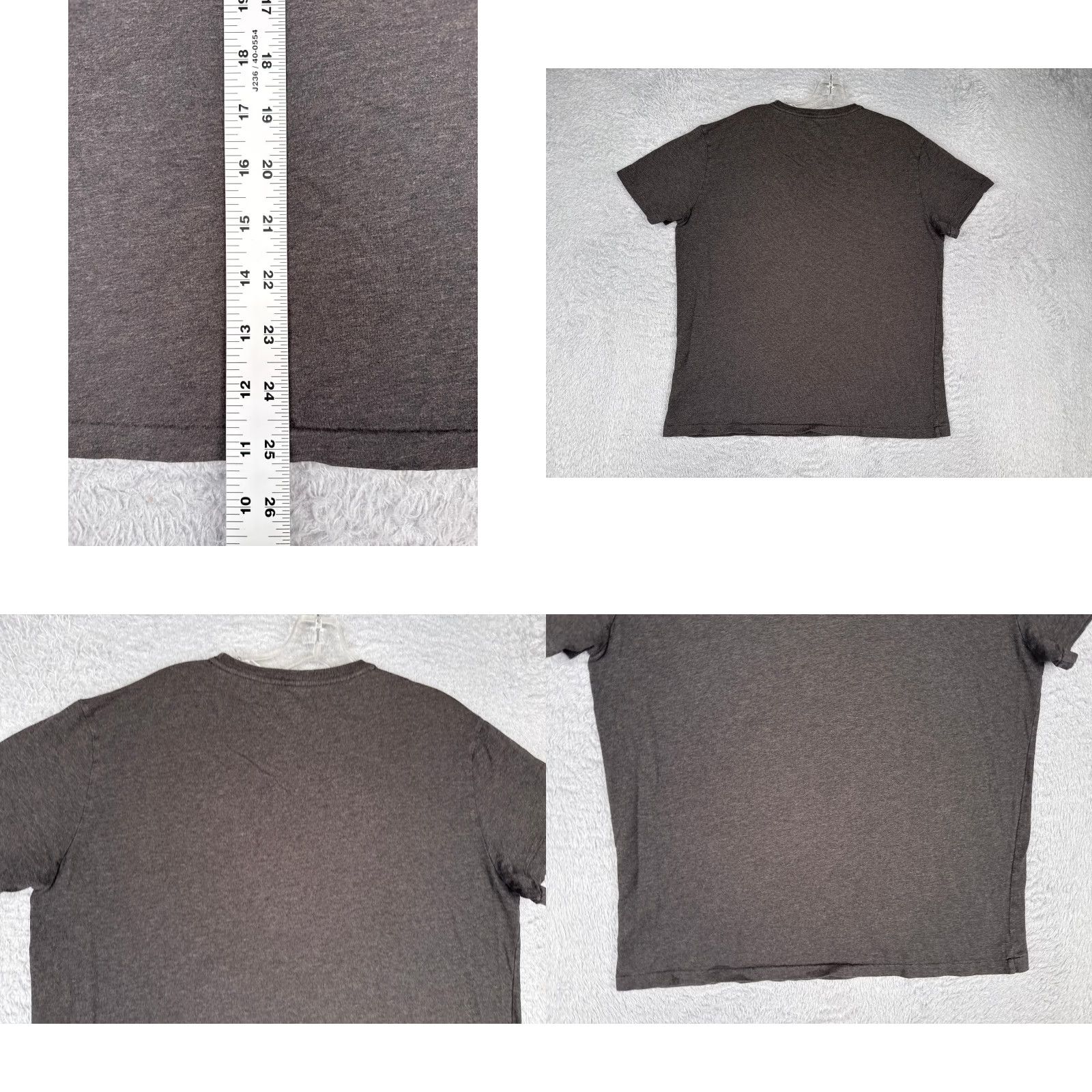 Ralph Lauren Polo Ralph Lauren Shirt Adult Medium Gray Crew Neck 100% Cotton Pocket Logo American Outdoor Men T-Shirt Short Sleeve All Seasons Regular Size M Mens Size US M / EU 48-50 / 2 - 9 Thumbnail