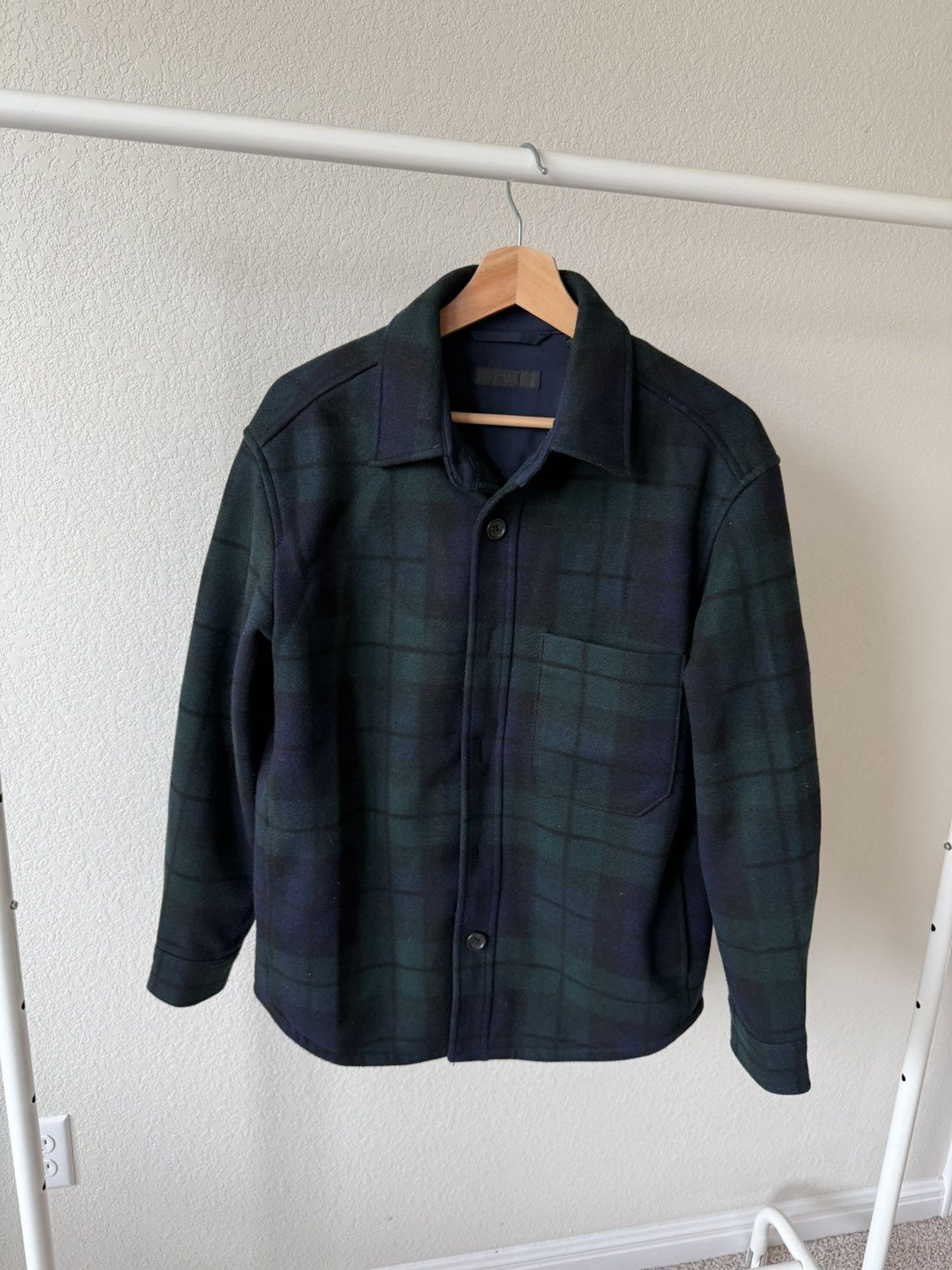 Uniqlo Black Label Cropped Patterned Peacoat Size US XS / EU 42 / 0 - 2 Thumbnail