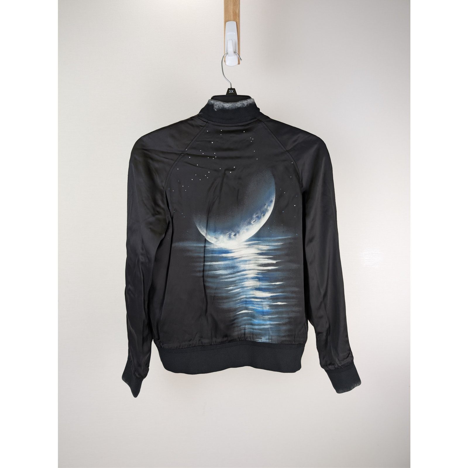 Saint Laurent Paris o1rshd1 CC20 "Moonlight on the Water" teddy jacket in black Size US M / EU 48-50 / 2 - 16 Thumbnail