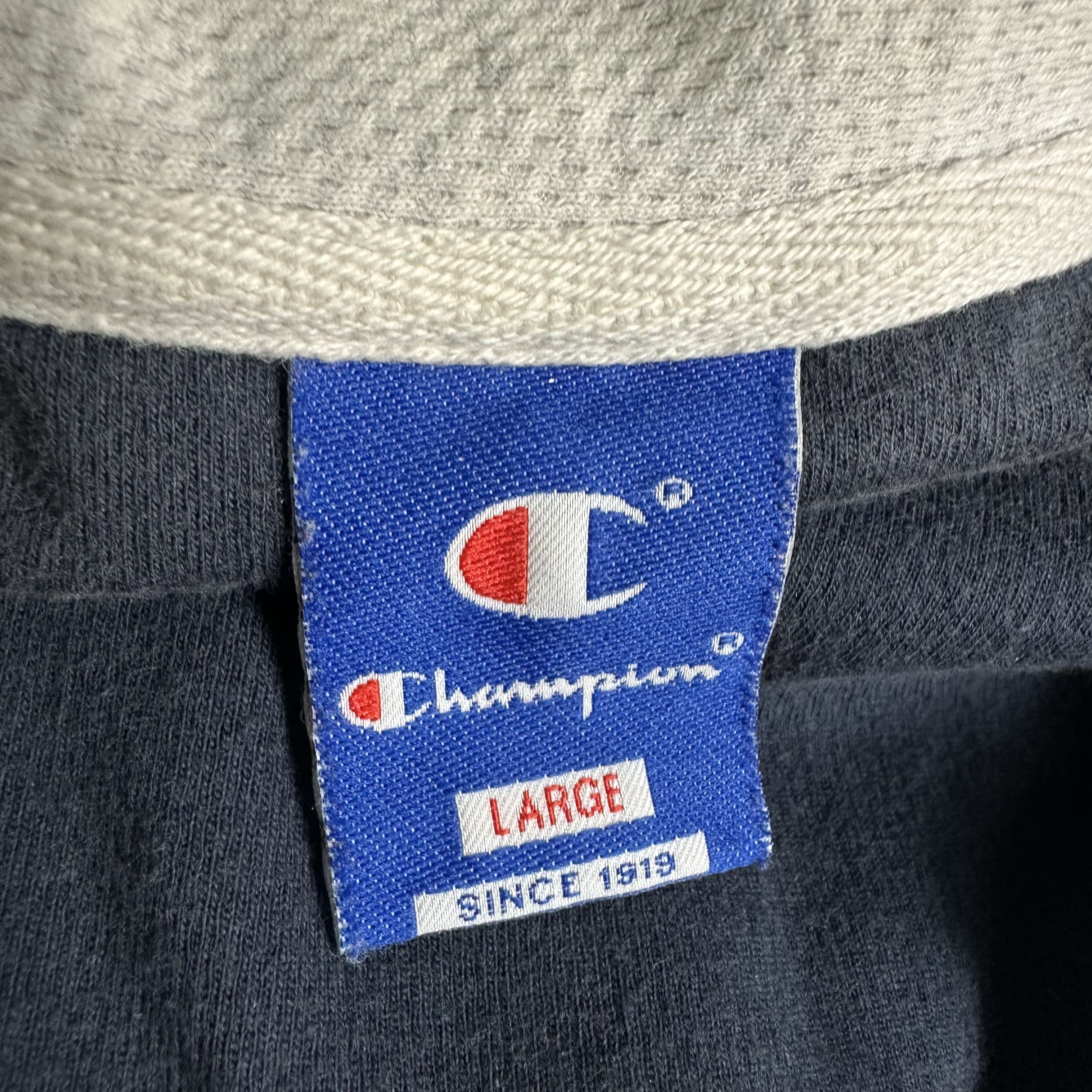 Champion 🔥RARE🔥Vintage Champion Half-Zip S/Sleeve Sweatshirt Size US L / EU 52-54 / 3 - 6 Thumbnail