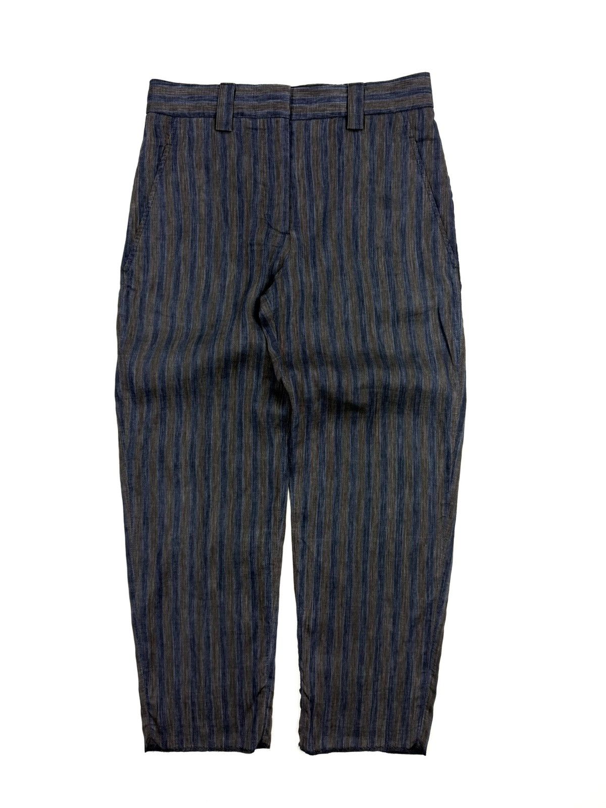 Acne Studios Acne Studios Striped Linen Casual Pants Women’s 38 Vintage Size 28" / US 6 / IT 42 - 1 Thumbnail