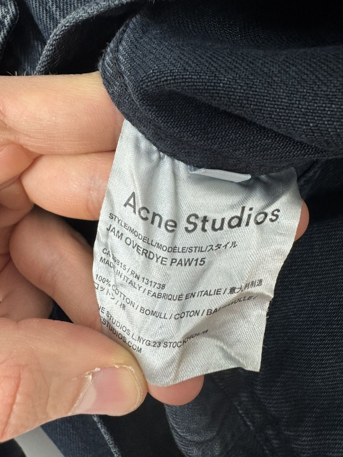 Acne Studios Acne Studios Jam Denim Jacket Designer Trucker Jeans Size US S / EU 44-46 / 1 - 4 Thumbnail
