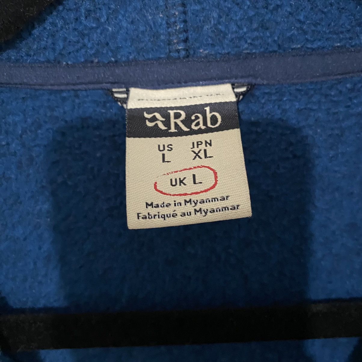 Rab RAB Down Equipment Quest Pull-On Zip Fleece Size US L / EU 52-54 / 3 - 6 Thumbnail