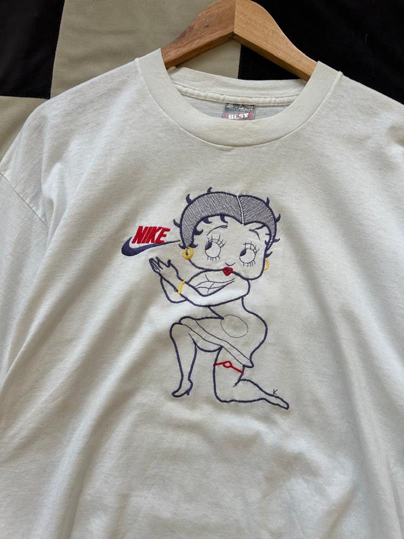 Fruit Of The Loom × Vintage VINTAGE BETTY BOOP RIPOFF NIKE Size US XL / EU 56 / 4 - 2 Thumbnail