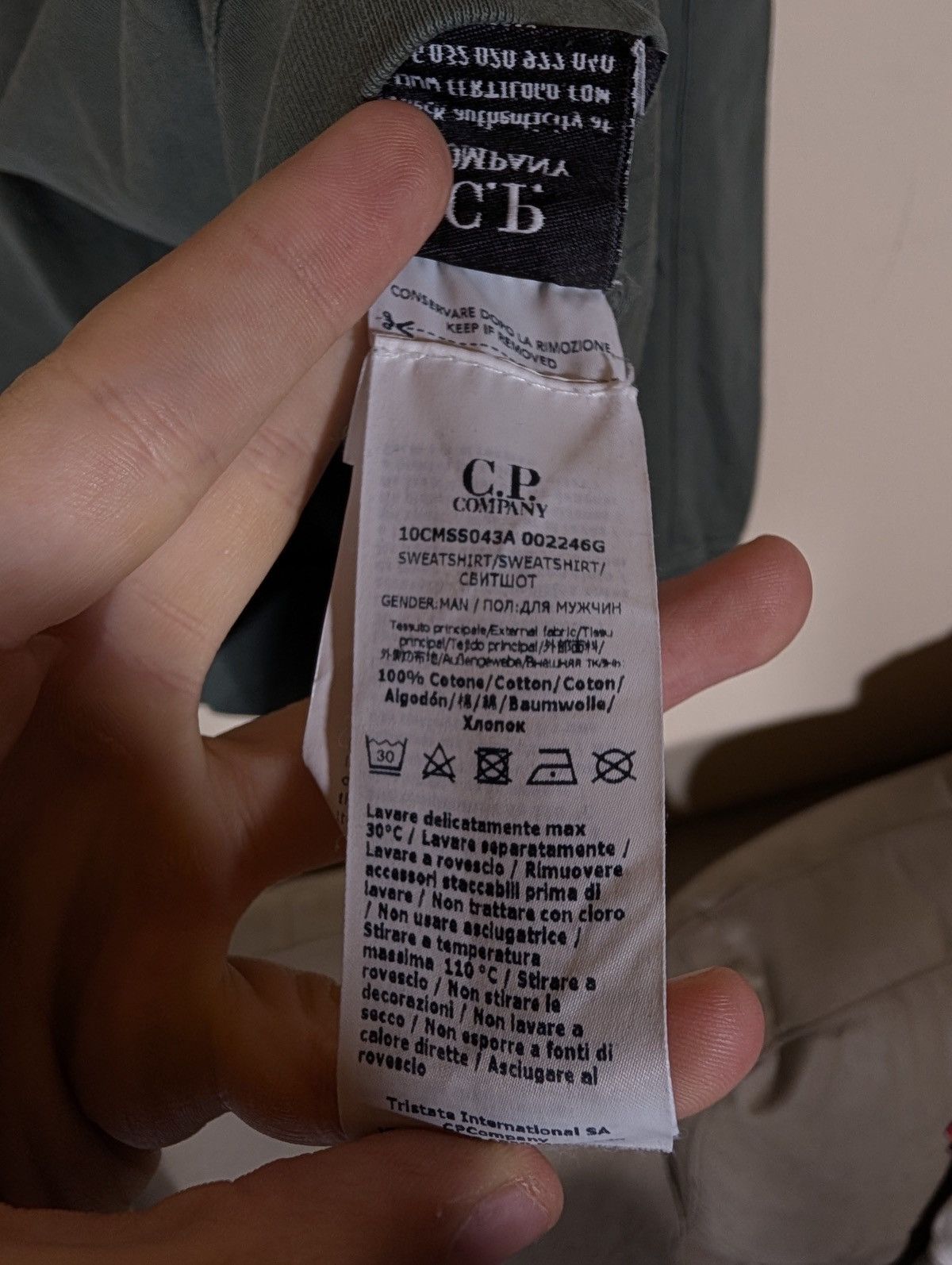 C.P. Company **C.P. Company Lens Sweatshirt – Olive Green Size US S / EU 44-46 / 1 - 9 Thumbnail