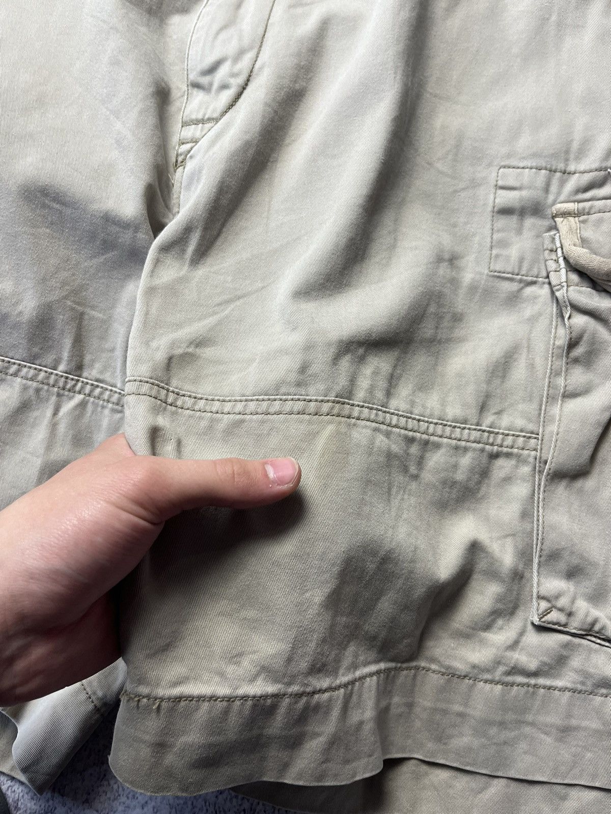 Polo Ralph Lauren Vintage Polo Ralph Lauren Distressed Cargo Shorts double kne Size US 42 / EU 58 - 25 Thumbnail