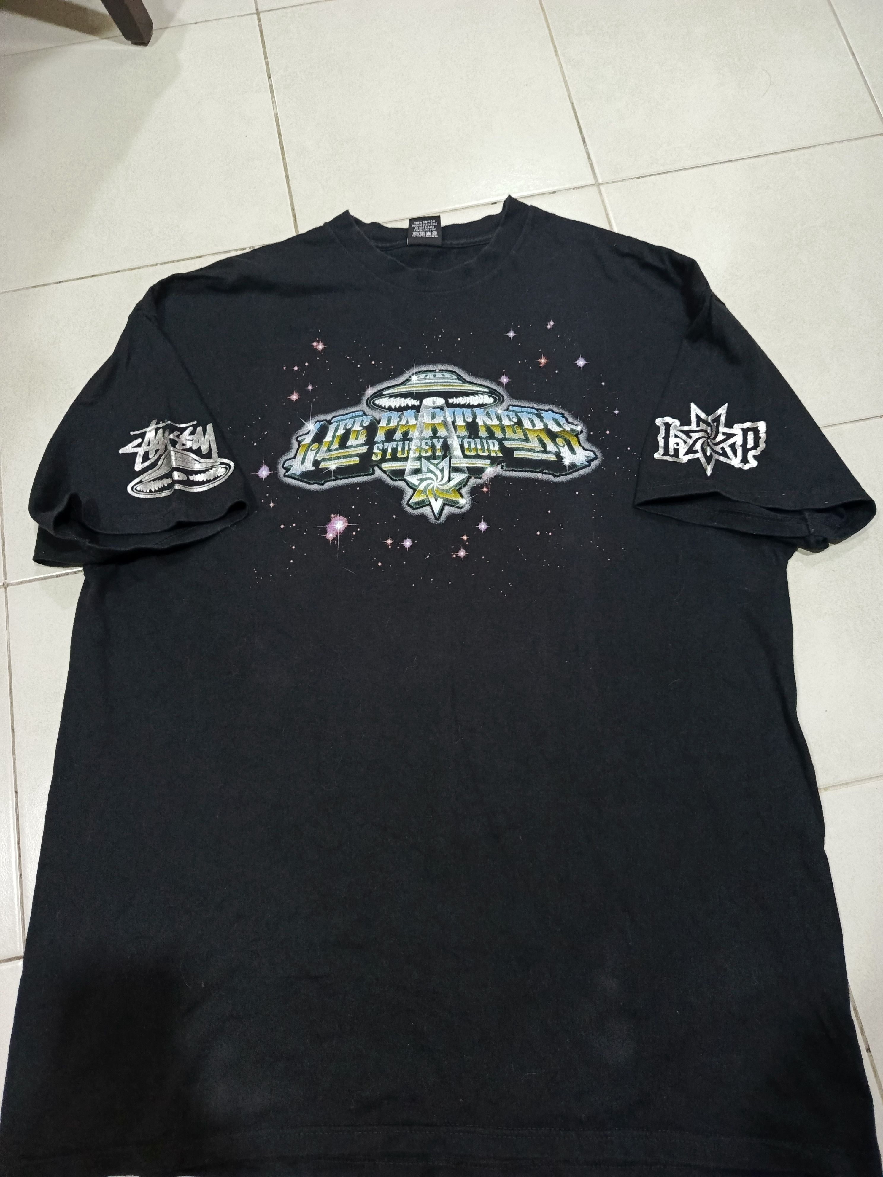 Stussy RARE!! Life Partners Stussy Tour T-shirt Size US XL / EU 56 / 4 - 1 Thumbnail