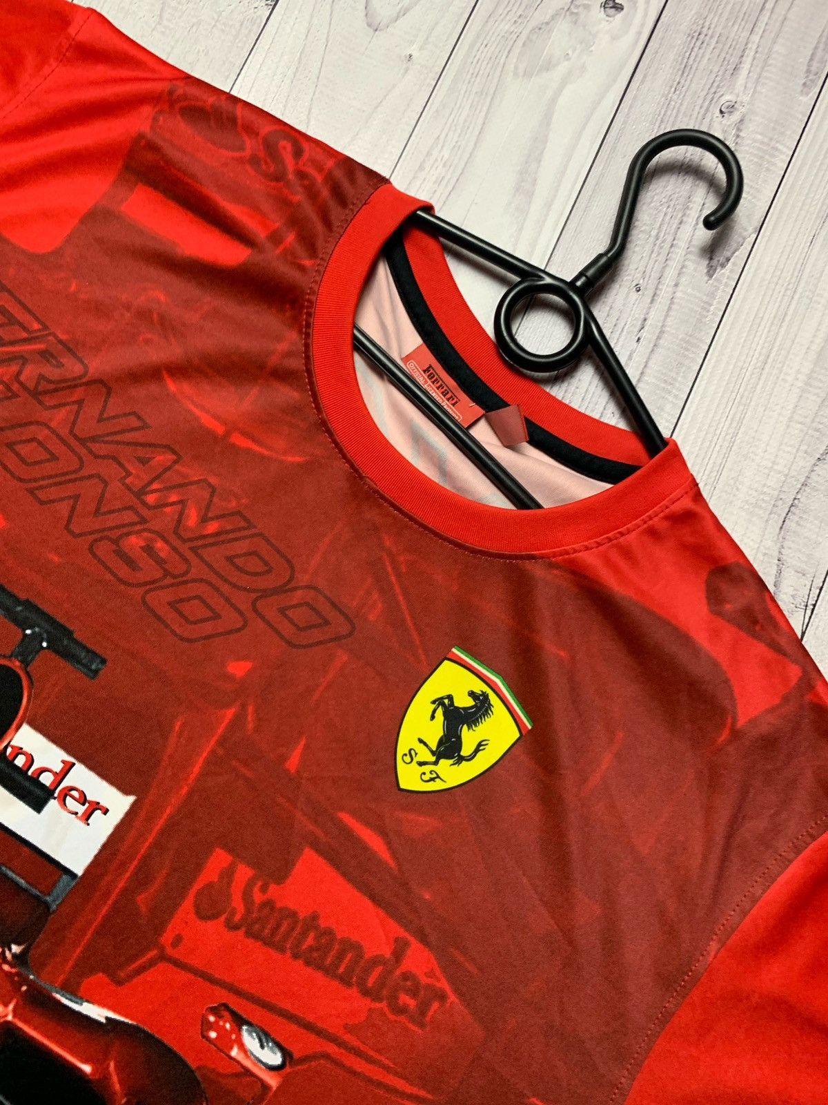 Vintage Ferrari f-1 racing T-shirt big logo tee Size XL Size US XL / EU 56 / 4 - 4 Thumbnail