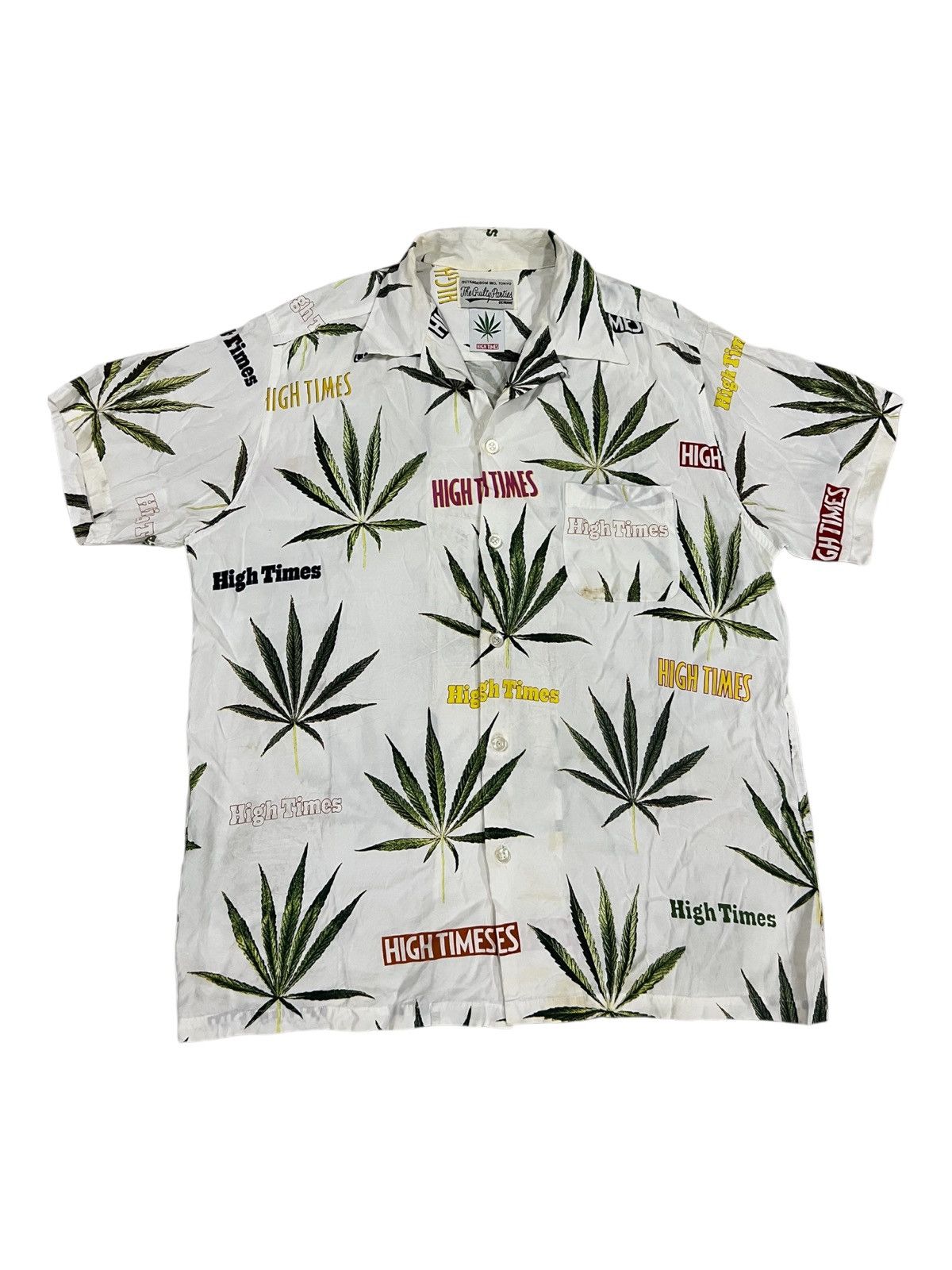 Wacko Maria SS18 Wacko Maria High Times "Marijuana" Rayon Hawaiian Shirt Size US XL / EU 56 / 4 - 3 Thumbnail