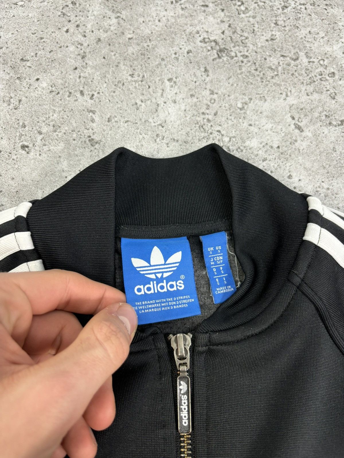 Adidas × Vintage Vintage Retro Zip Up Adidas Originals 3 Stripes Cropped Y2K Size US S / EU 44-46 / 1 - 9 Thumbnail