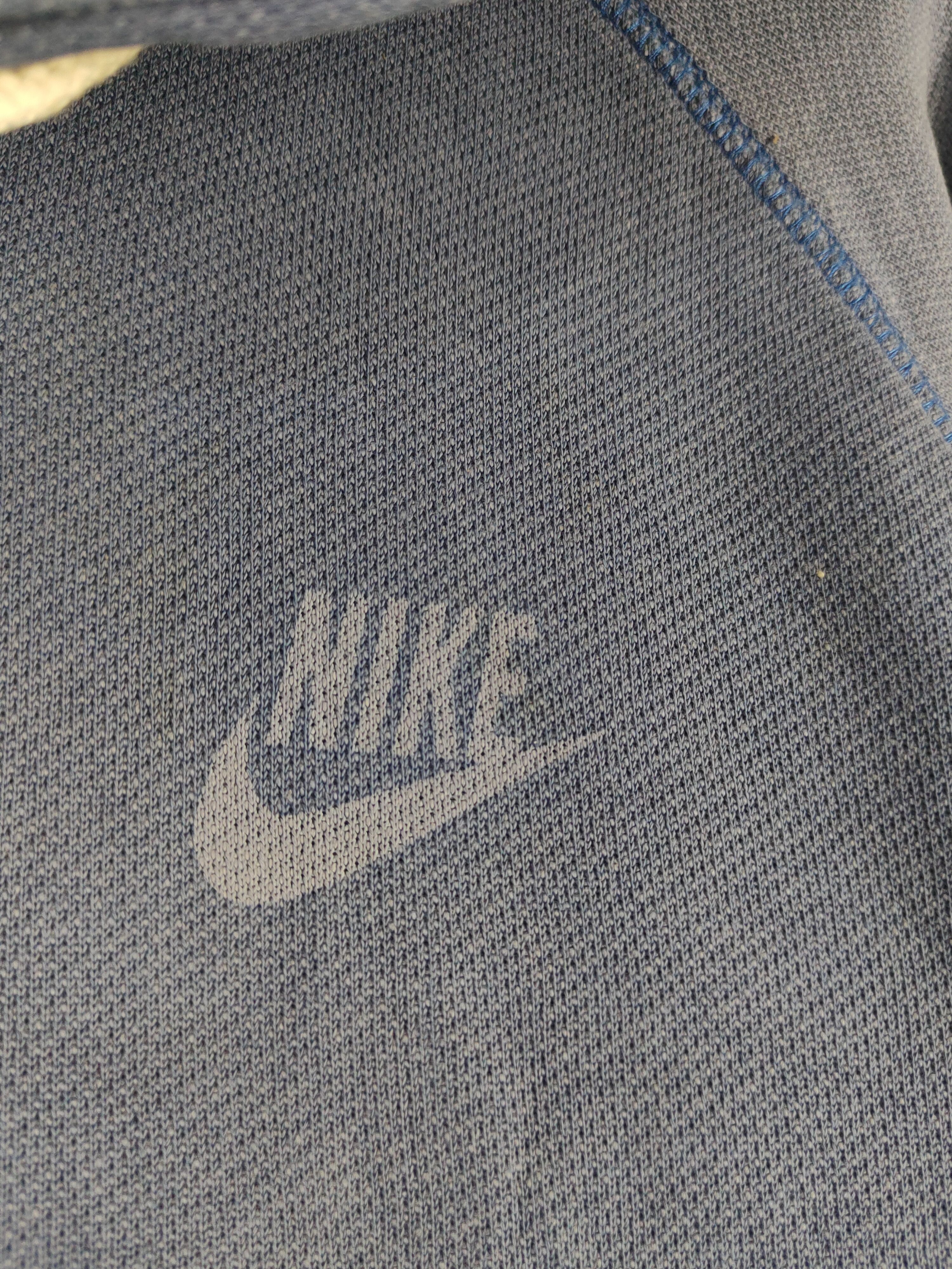 Nike Nike vintage Blue Hoodie Sweaters #W1189 Size US L / EU 52-54 / 3 - 6 Thumbnail