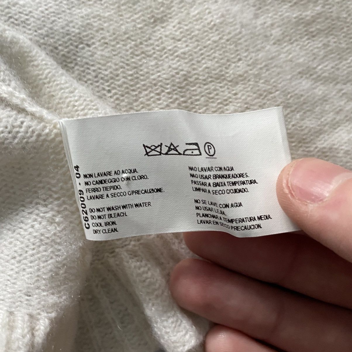 Armani Collezioni Armani Collezioni Cashmere Knit Cardigan Rick Owens Style Size ONE SIZE - 6 Thumbnail