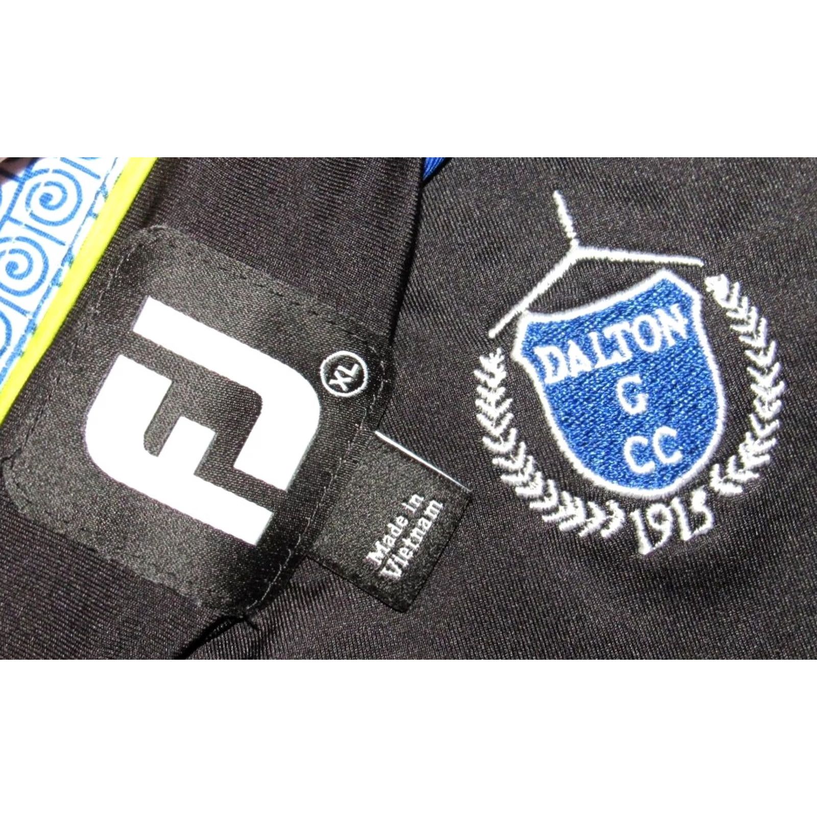 Footjoy FOOTJOY Black Short Sleeve Polo Shirt Dalton Country Club XL Mens Polo Black XL Size US XL / EU 56 / 4 - 4 Thumbnail