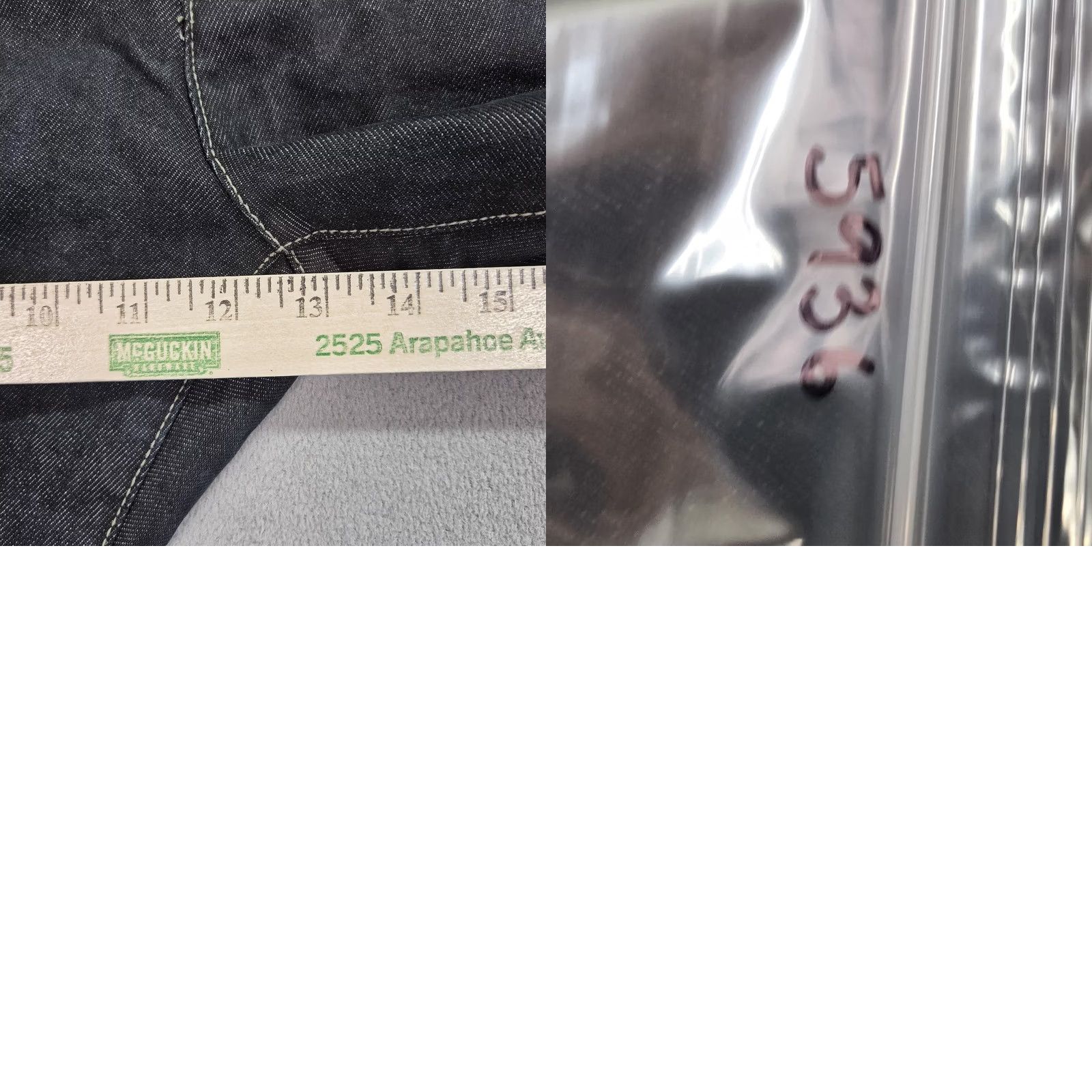 Levi's Levi's Premium Jeans Mens Black 29x28 Straight Zip 5-Pocket Engineered Twisted Seam Vintage No Size US 29 - 10 Thumbnail