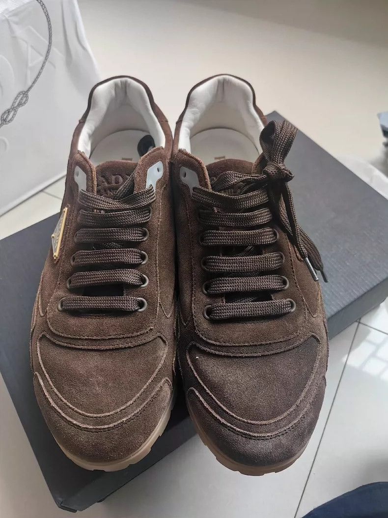 Prada PRADA Trail Suede Lowtop Casual Shoes -2505 Size US 10.5 / EU 43-44 - 2 Thumbnail