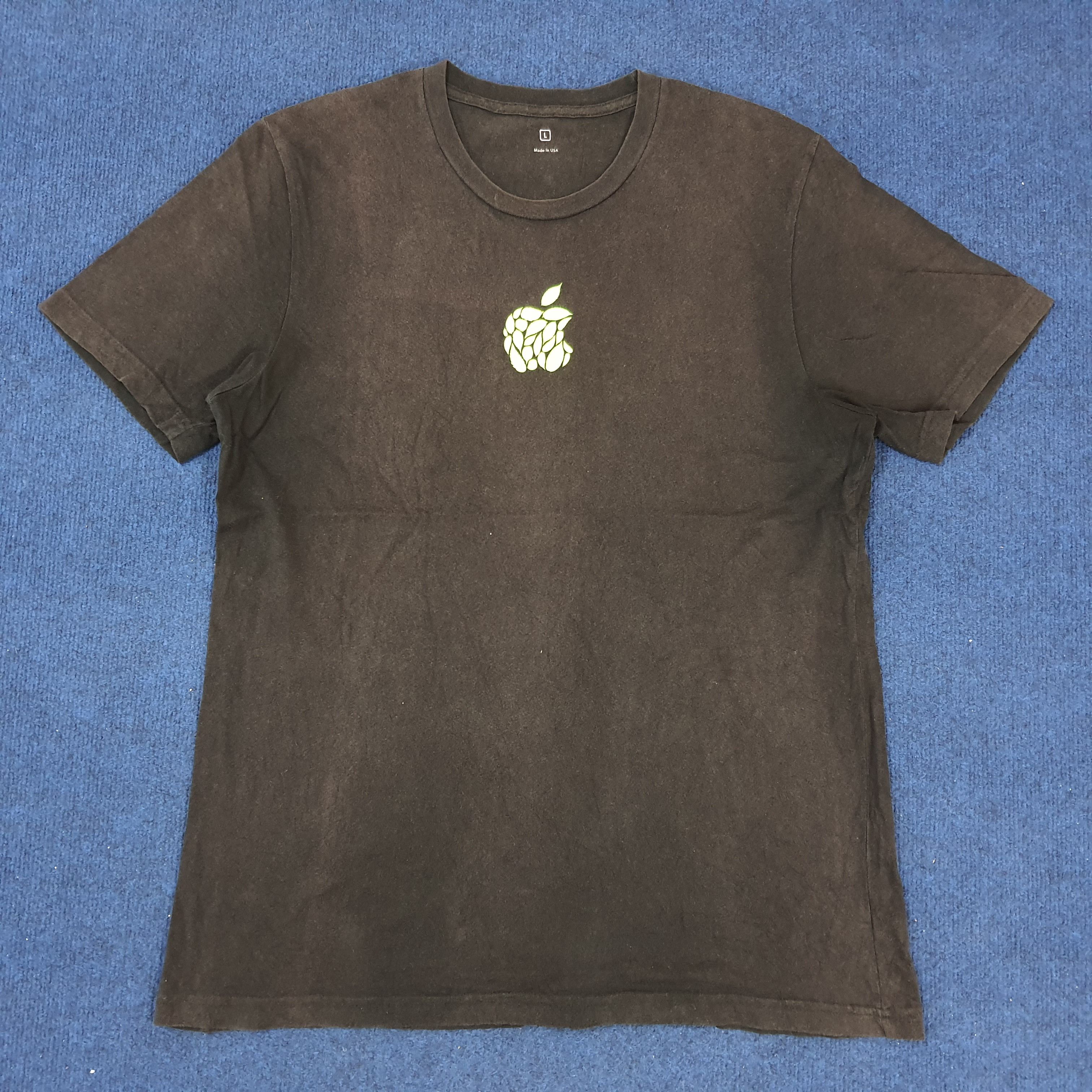 American Apparel × Apple × Vintage Vintage Apple Store Product Tokyo Japan Omotesando Tshirt Size US L / EU 52-54 / 3 - 2 Thumbnail