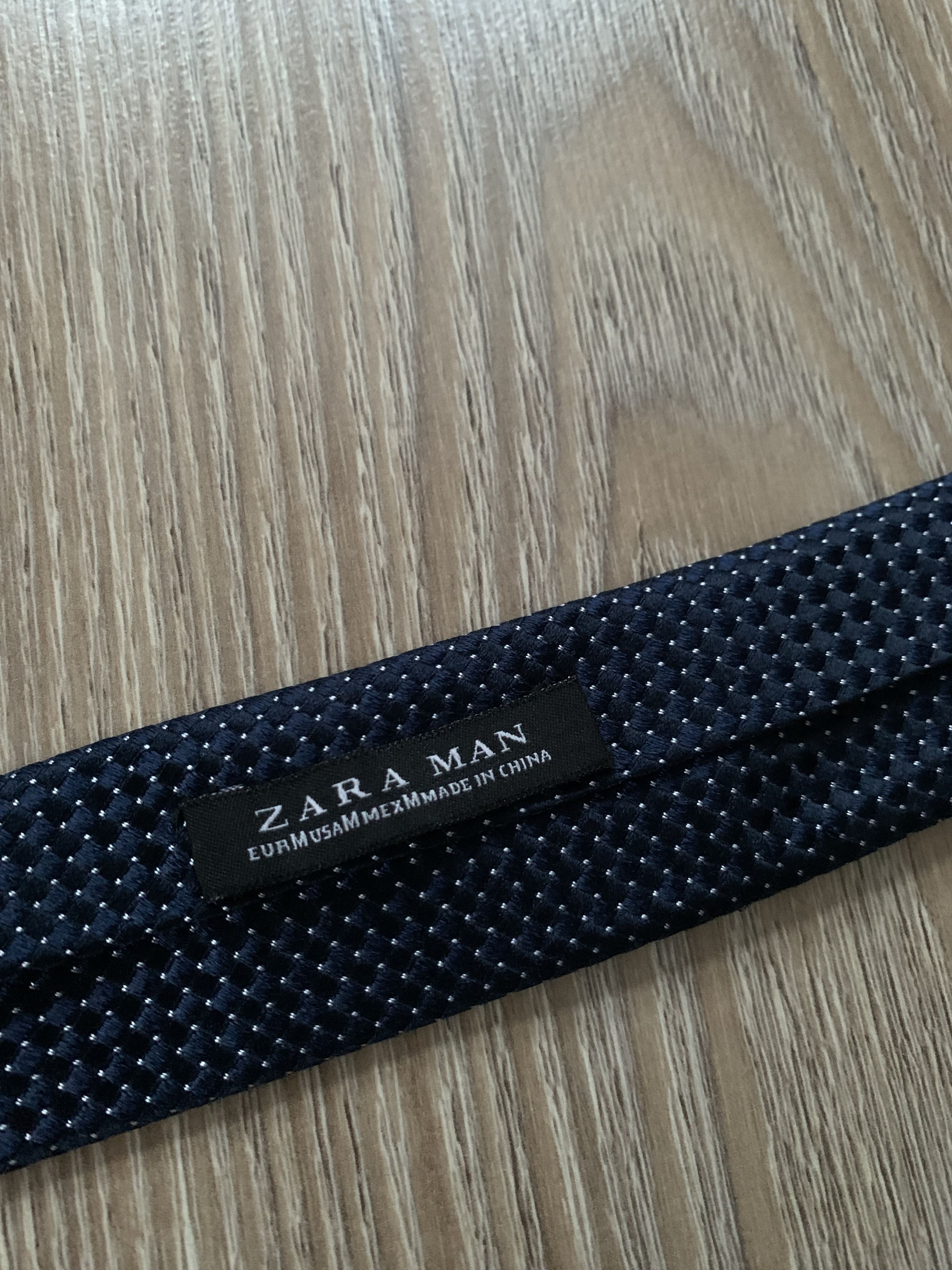 Zara Zara Man Classic Black Tie Size ONE SIZE - 6 Thumbnail