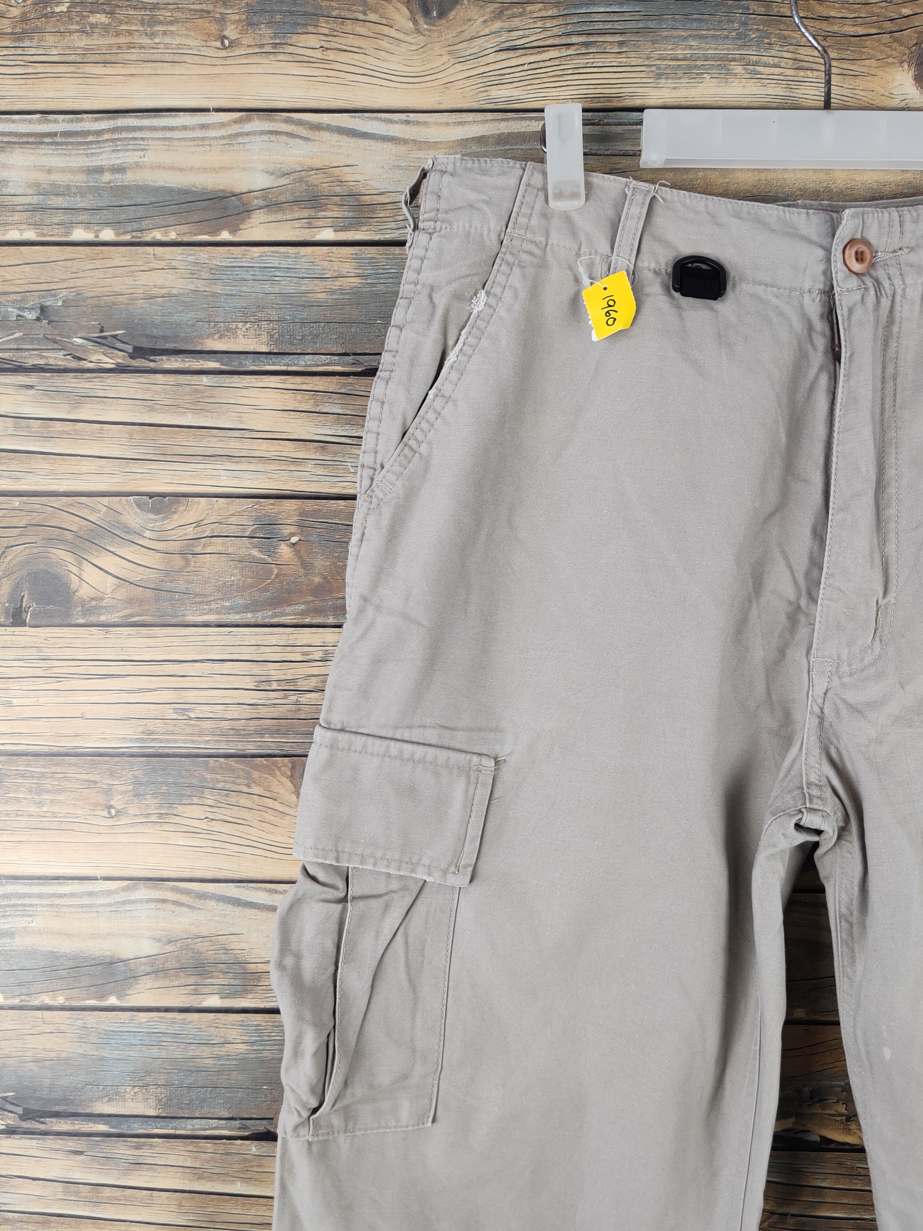 Japanese Brand DL Rub Beige Multipocket Tactical Cargo Pants #1960 Size US 32 / EU 48 - 3 Thumbnail
