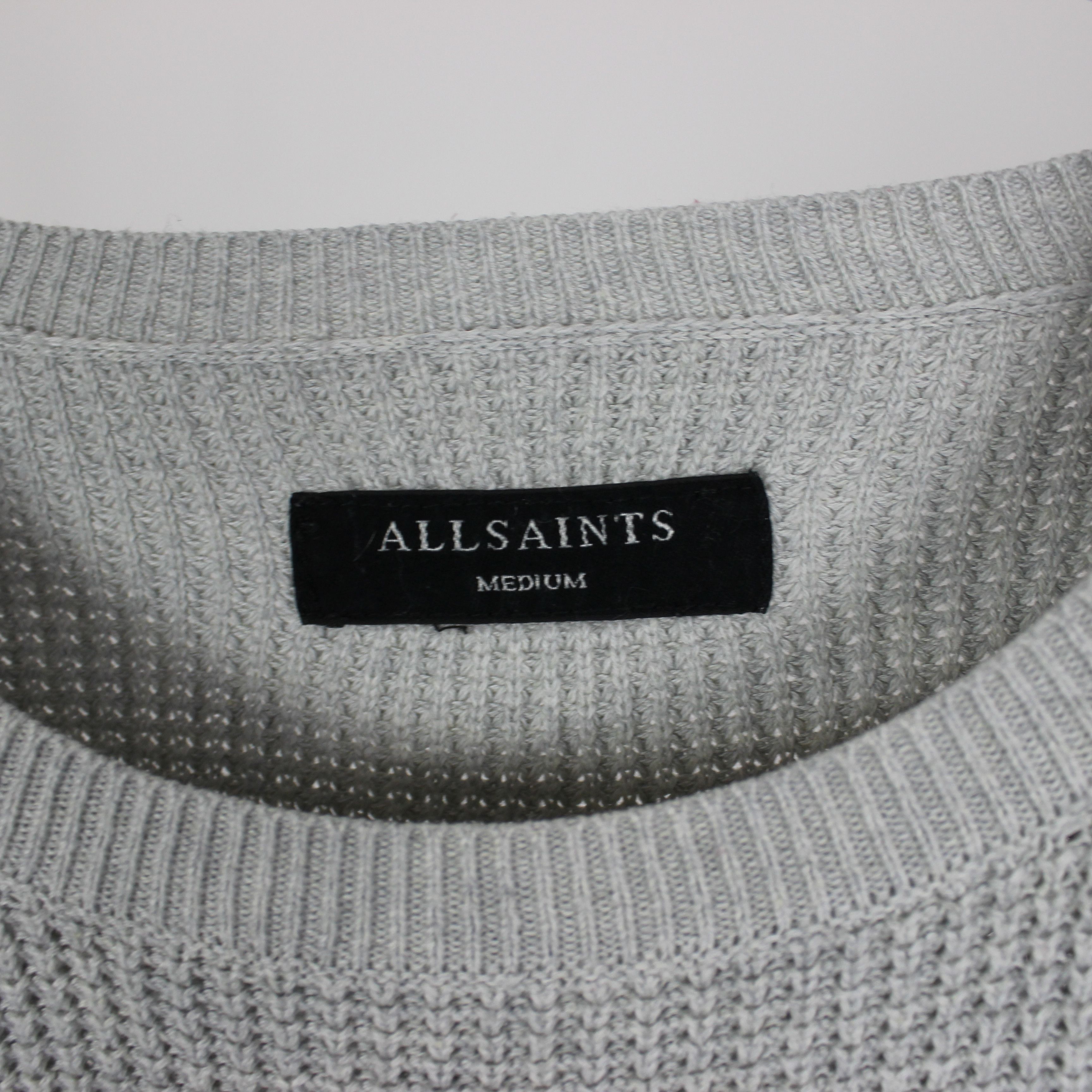 Allsaints Allsaints trias crew sweater men gray cotton M Size US M / EU 48-50 / 2 - 4 Thumbnail