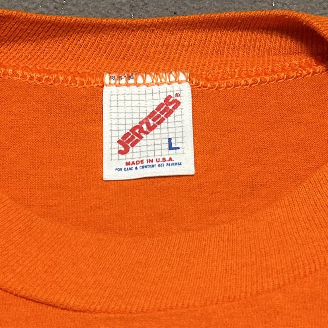 Jerzees × Vintage Vintage Jerzees #1 TRC Soccer Orange T-Shirt Made In USA L Size US L / EU 52-54 / 3 - 7 Thumbnail