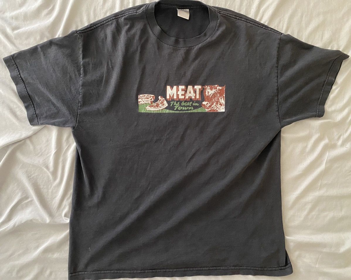 Vintage Vintage MEAT t shirt Size US L / EU 52-54 / 3 - 1 Thumbnail