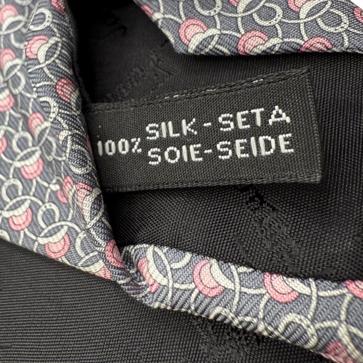 Salvatore Ferragamo Salvatore Ferragamo Silk Tie, Gray, Made in Italy, Like New Size ONE SIZE - 5 Thumbnail