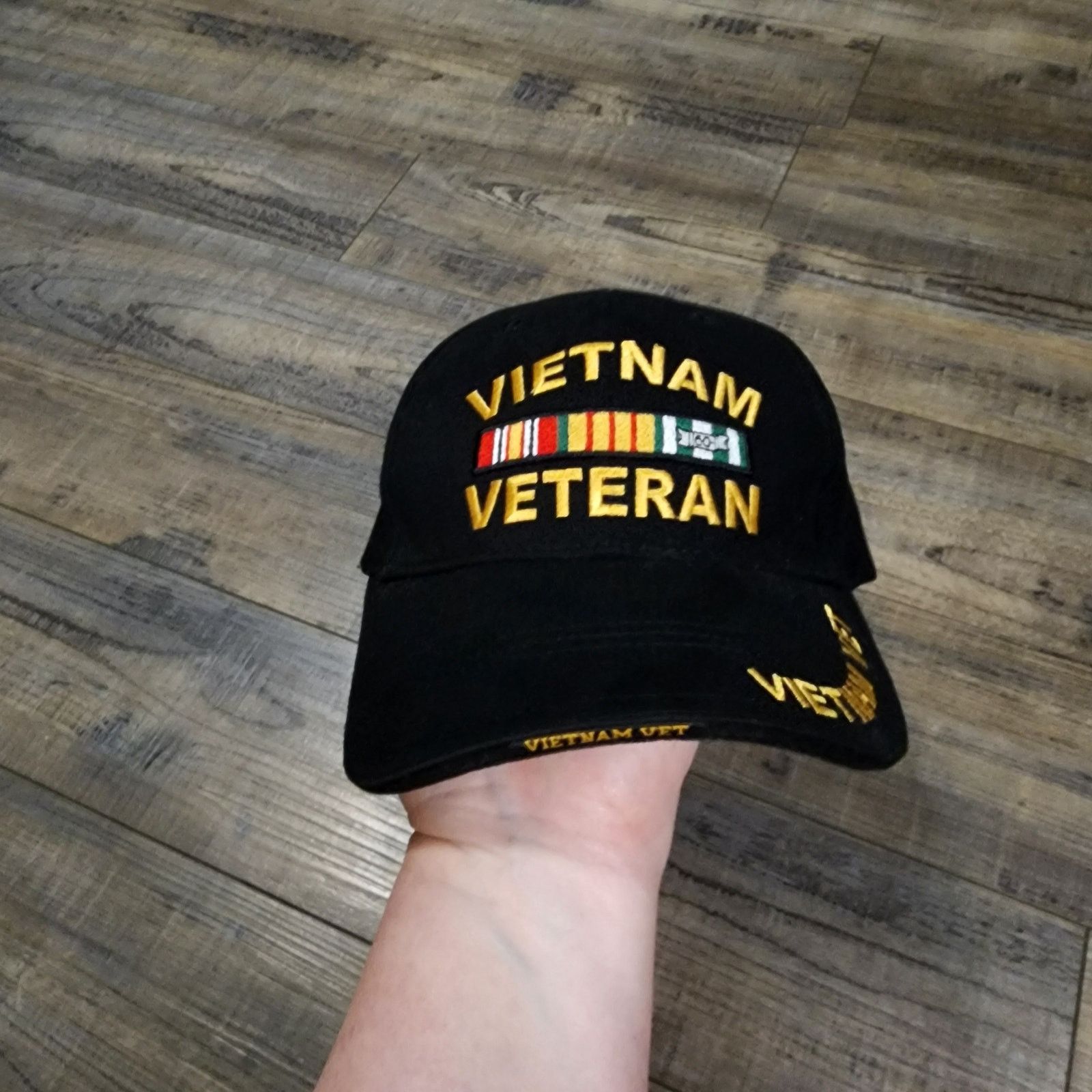 Rothco Vietnam Veteran black Rothco cap hat Pre-owned 2360 Size ONE SIZE - 1 Thumbnail