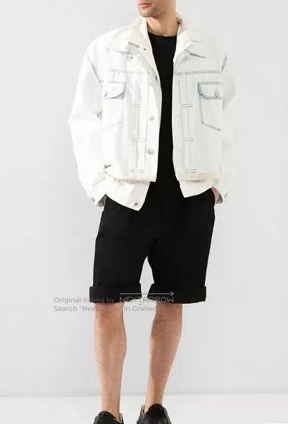 Raf Simons Raf Simons Stitching wool casual pants suit pants shorts Size US 30 / EU 46 - 9 Thumbnail