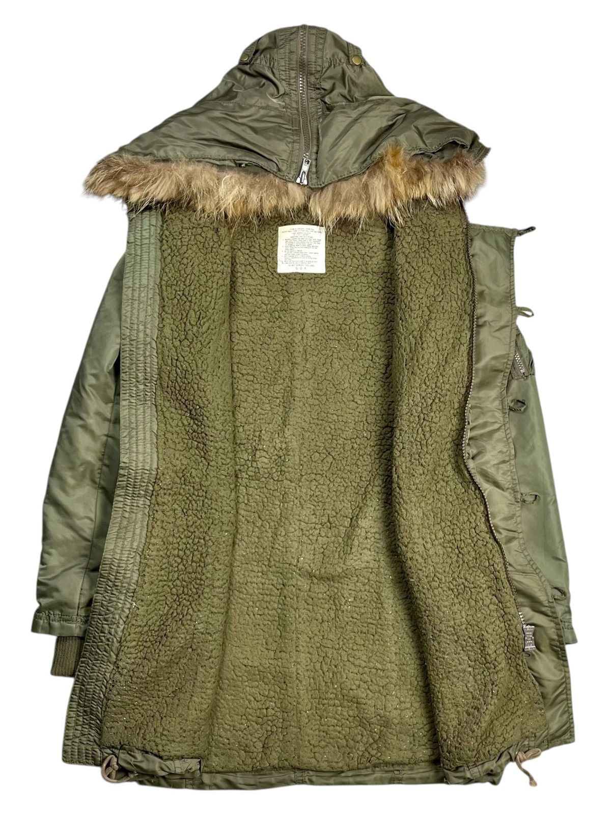 General Research 2000s GOA - Fur Hoodie N3B Fur Hoodie Extreme Jacket Size US M / EU 48-50 / 2 - 2 Thumbnail