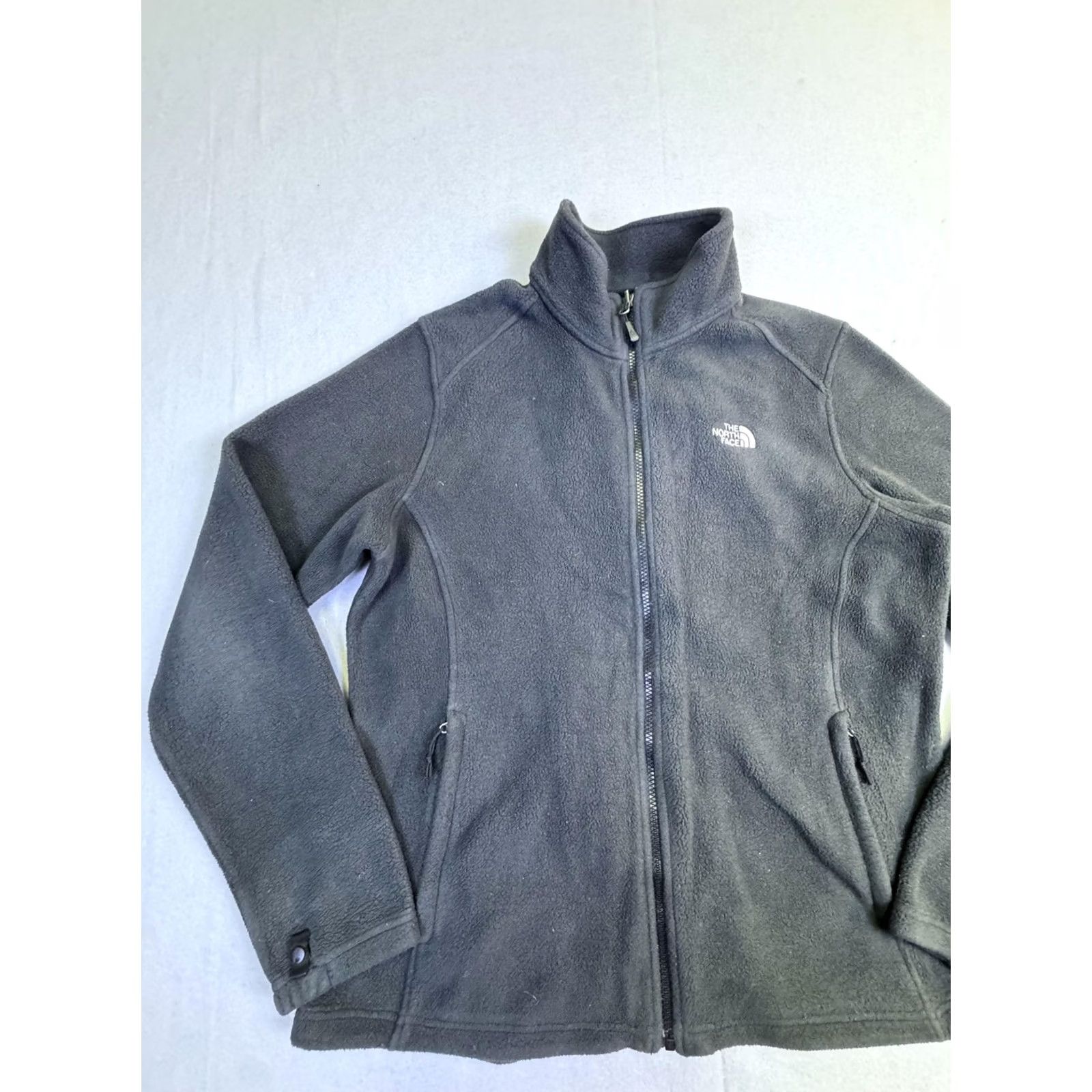 The North Face The North Face Jacket Womens XL Gray FlashDry Fleece Full Zip Collared Soft Size XL / US 12-14 / IT 48-50 - 3 Thumbnail