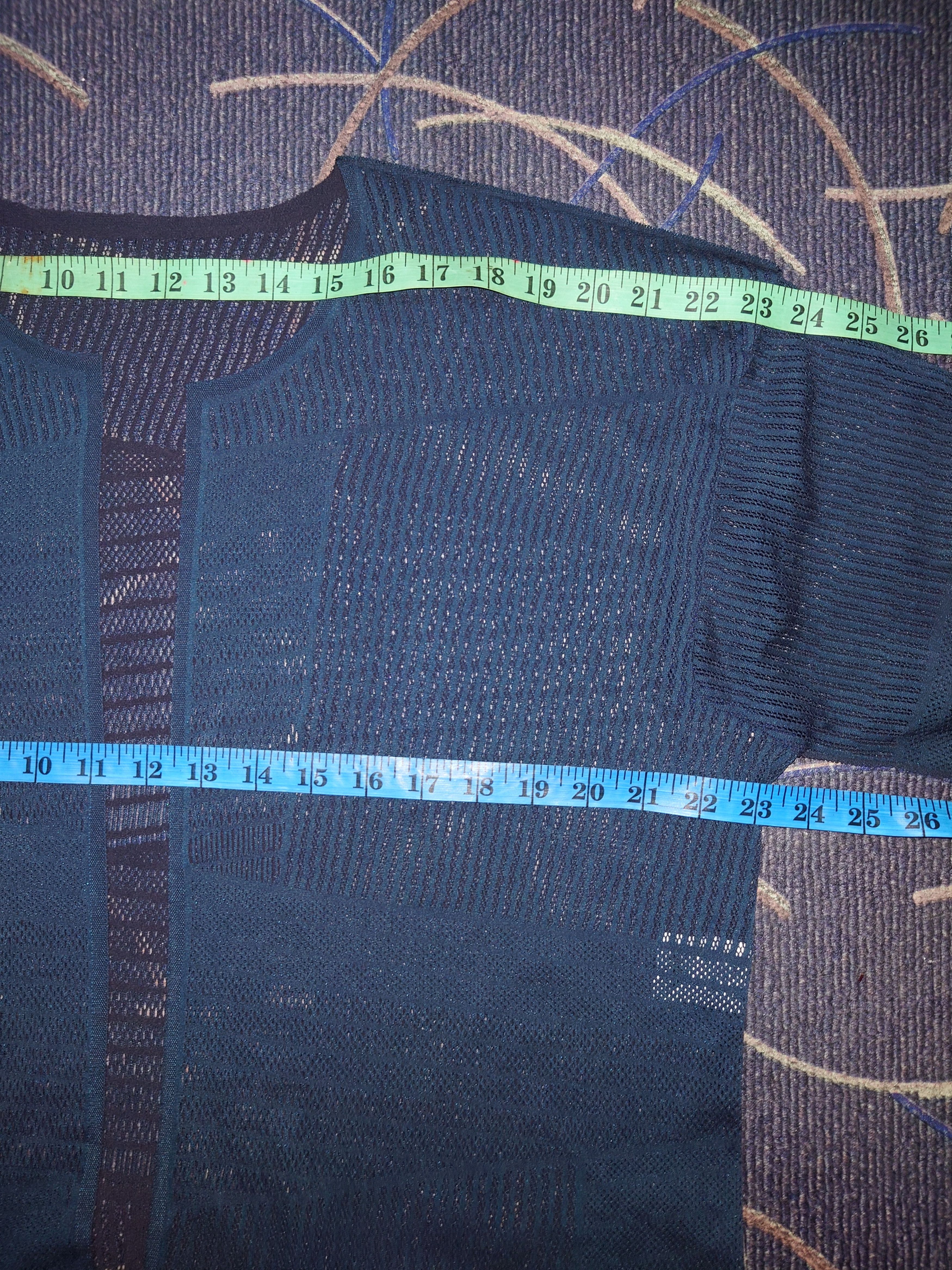 Pleats Please Issey Miyake Archival Pleats Please Issey Miyake Geometric Mesh Cardigan Size US L / EU 52-54 / 3 - 9 Thumbnail
