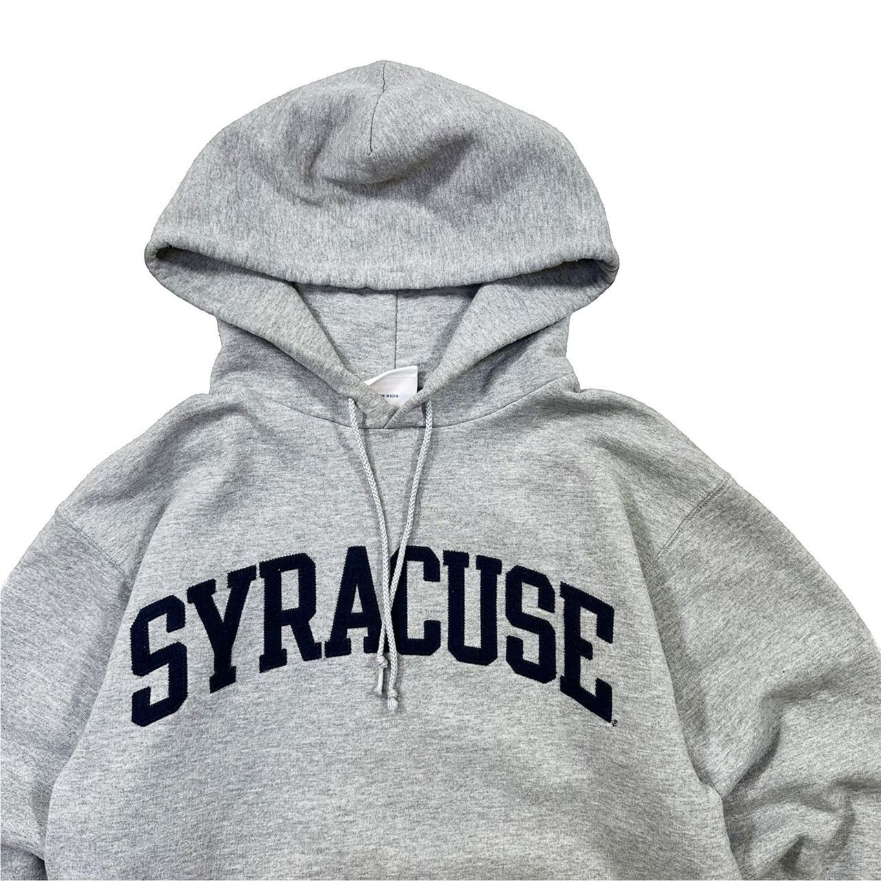 Vintage Vintage 00s Champion Syracuse Spellout Patch Hoodie Sweater Size US M / EU 48-50 / 2 - 2 Thumbnail