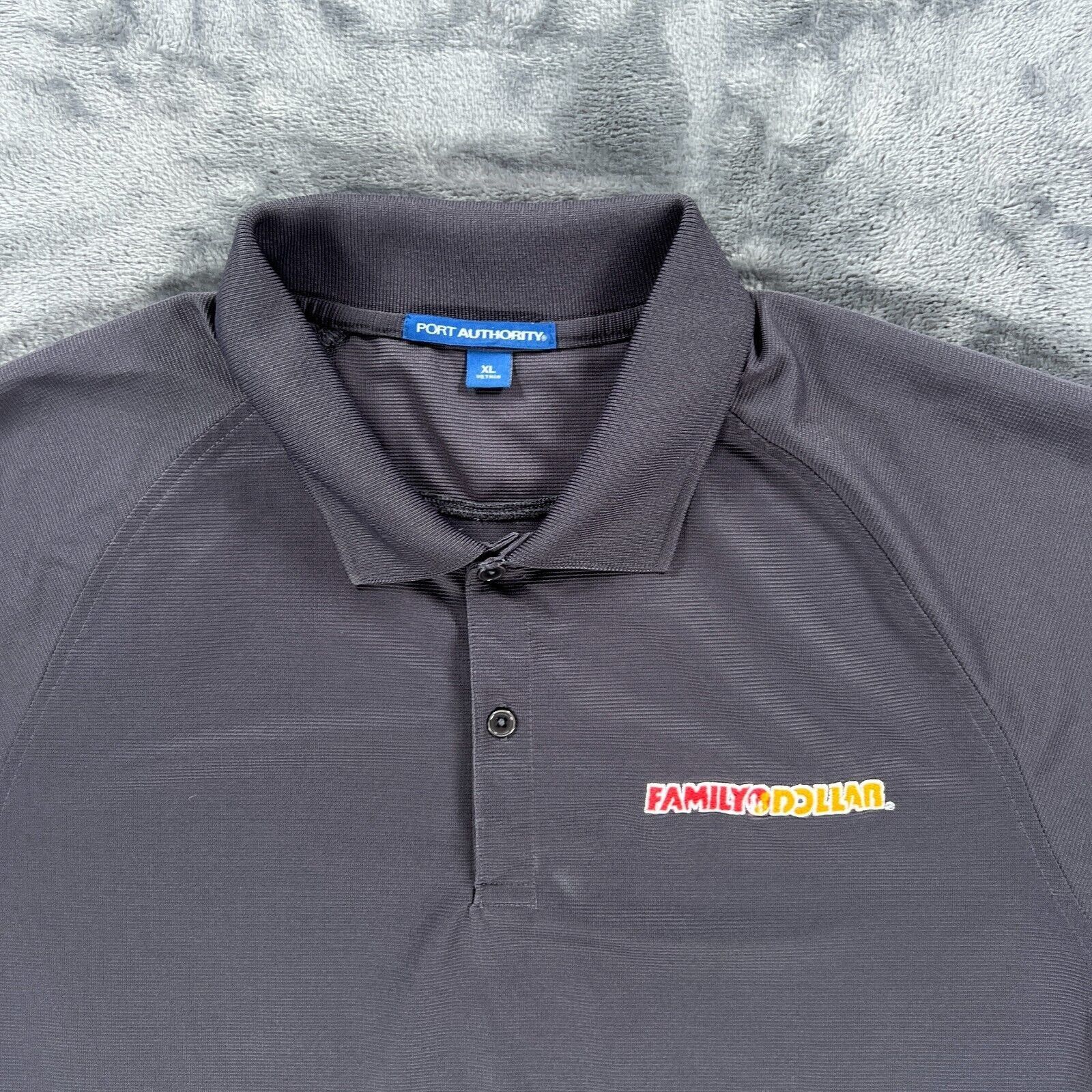 Port Authority Port Authority Gray Polo Shirt Men XL Family Dollar Store Em Size US XL / EU 56 / 4 - 3 Thumbnail