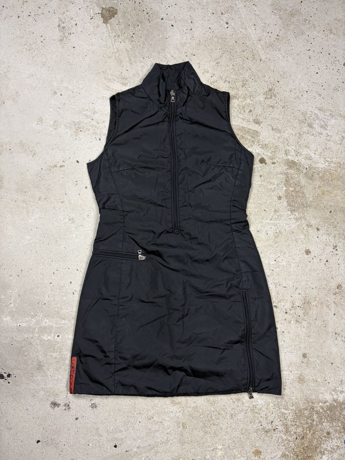 Prada Vintage Prada Sport Linea Rossa Tech Mini Dress Multi Zip Size XS / US 0-2 / IT 36-38 - 1 Thumbnail