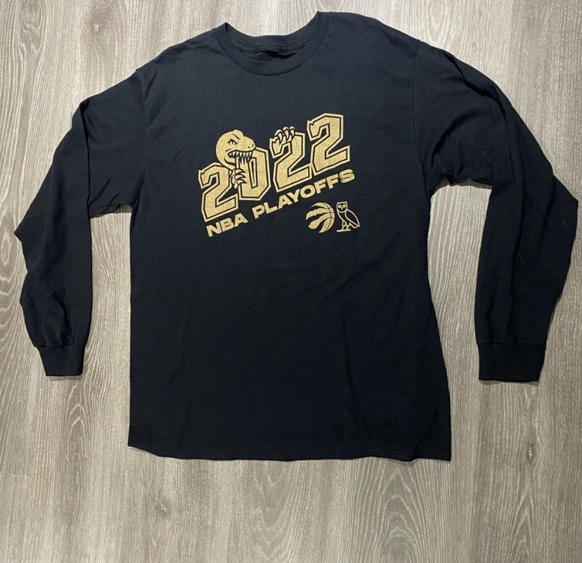 Ovo raptors playoff shirt on sale