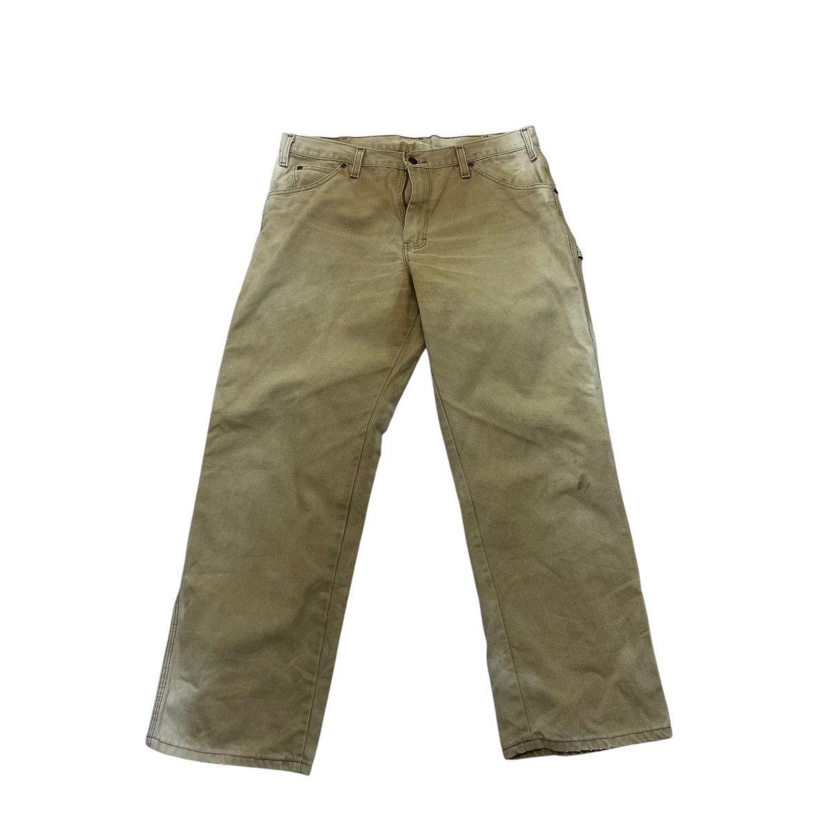 Dickies 💥Vintage Faded Dickies Carpenter Worker Pants Size US 35 - 1 Thumbnail