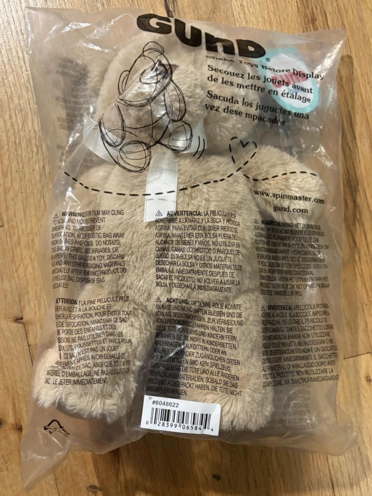 Guns N' Roses Baby GUND My 1st Teddy Bear Stuffed Animal Plush-Tan 12inNEW Size ONE SIZE - 2 Thumbnail