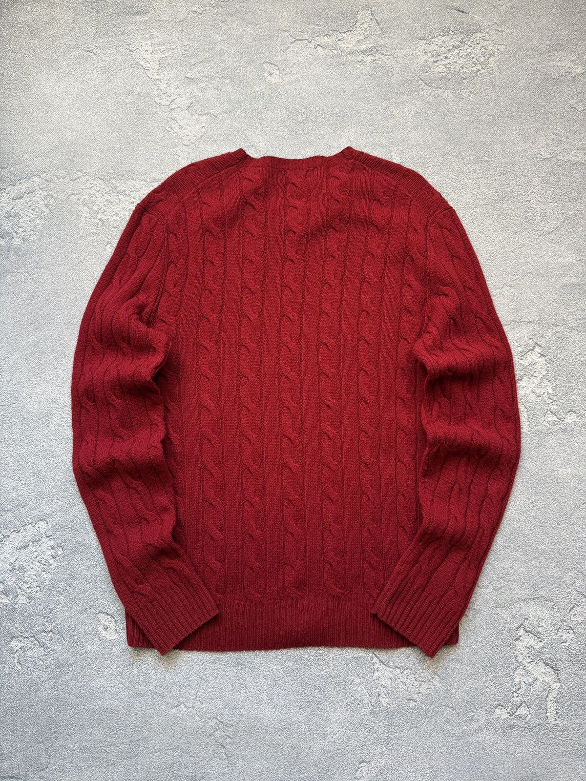 Polo Ralph Lauren Polo Ralph Lauren Sweater Men's Cable Knit Y2K Size US S / EU 44-46 / 1 - 7 Thumbnail